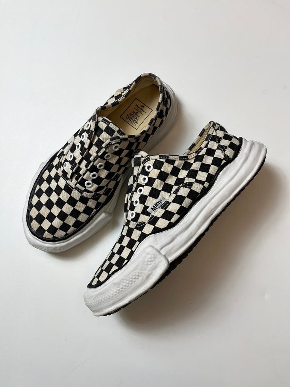 메종 미하라 야스히로 베이커 OG 솔 캔버스 로우 Q1392 상품이미지1