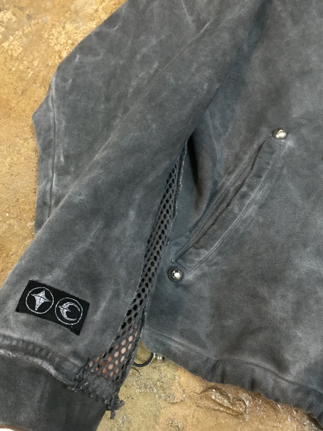 Thugclub 떠그클럽 댐 집업 그레이 상품이미지5