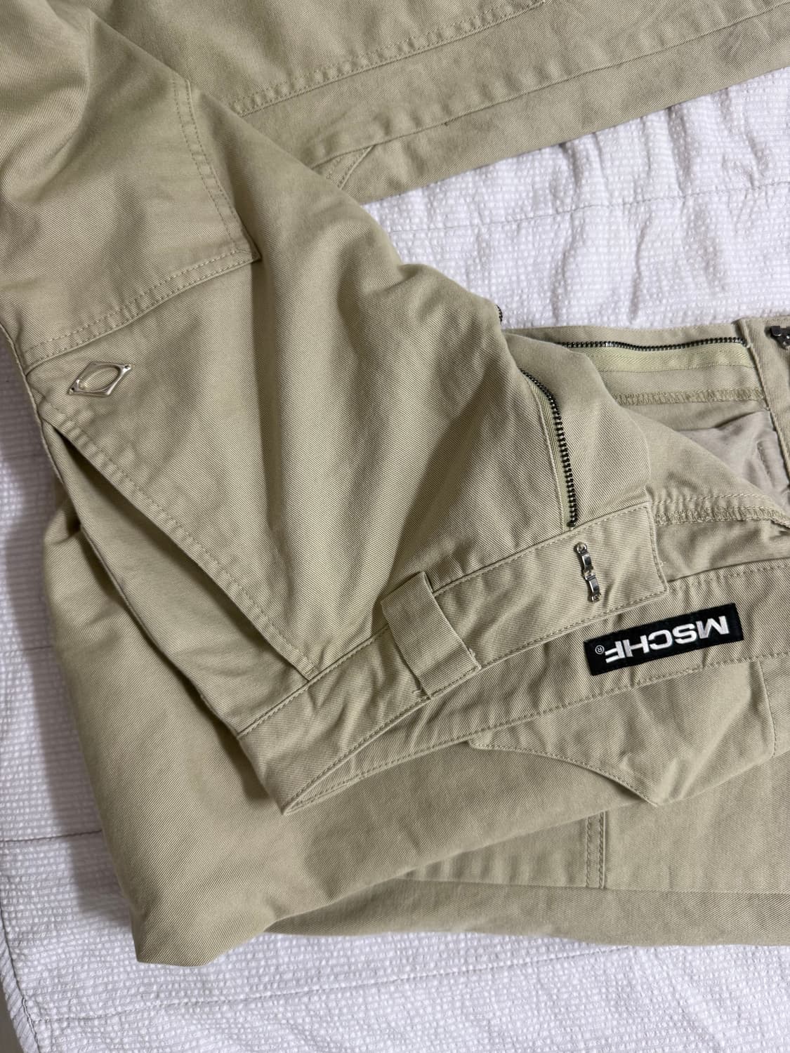 미스치프 APRON POCKET WORK PANTS-KHAKI BEIGE 상품이미지3