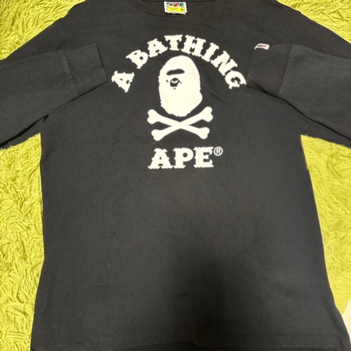 베이프 파이레이트 스토어 에이프 크로스본 롱슬리브 티셔츠 상품이미지1