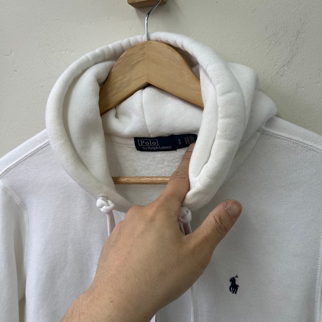 16522 - 폴로 랄프로렌 화이트 후드 집업 상품이미지3