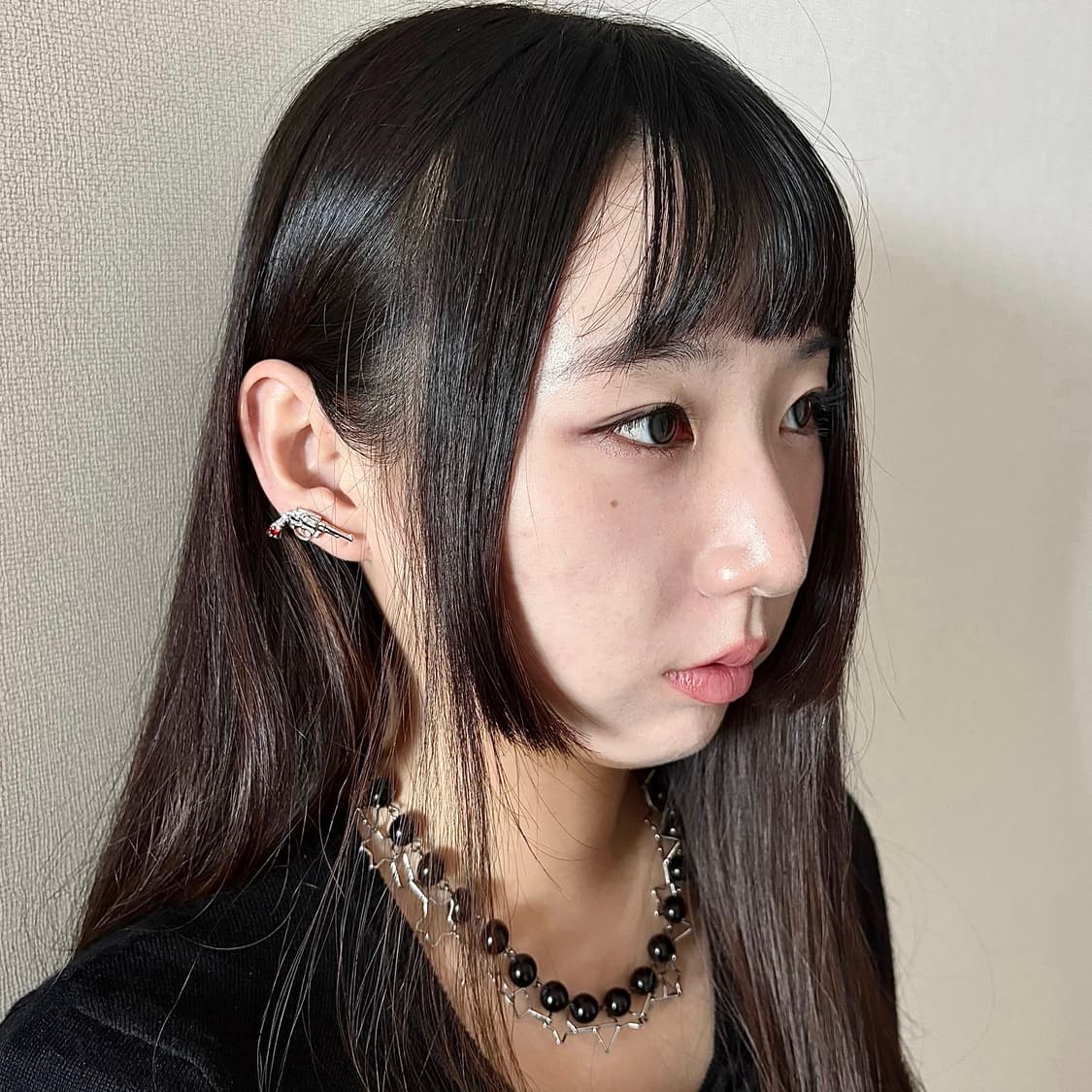 BiBi blood heart gun earrings 상품이미지3