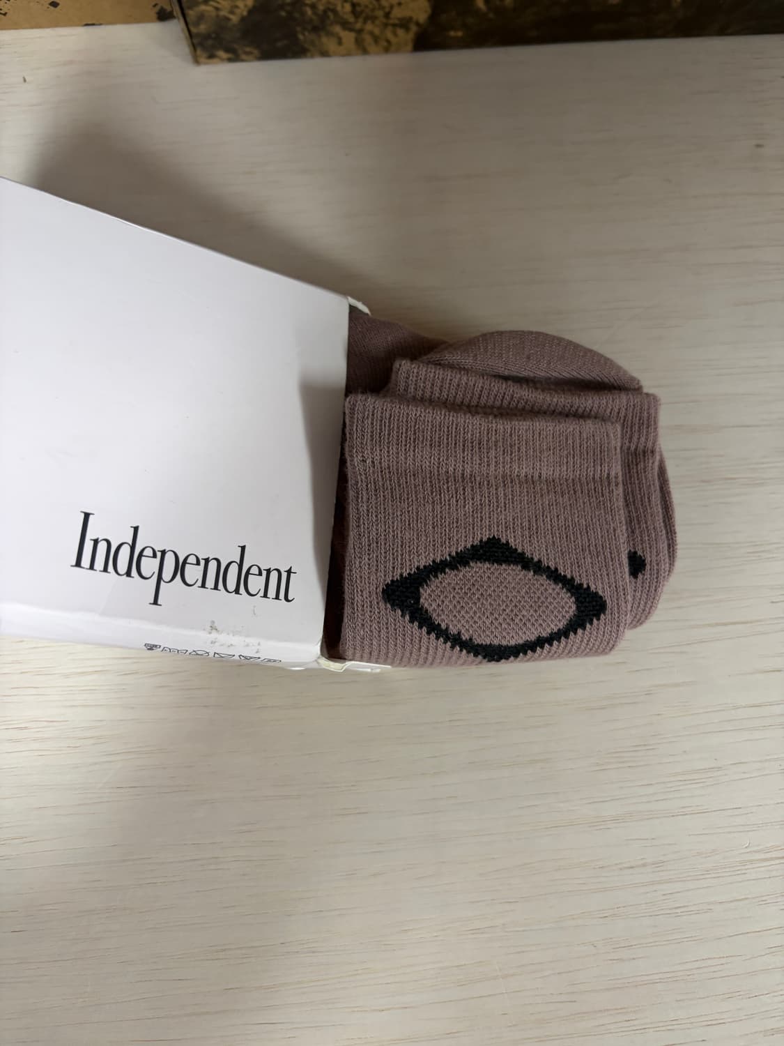 미스치프 양말 더스티 핑크 미사용 새제품 판매 상품이미지1