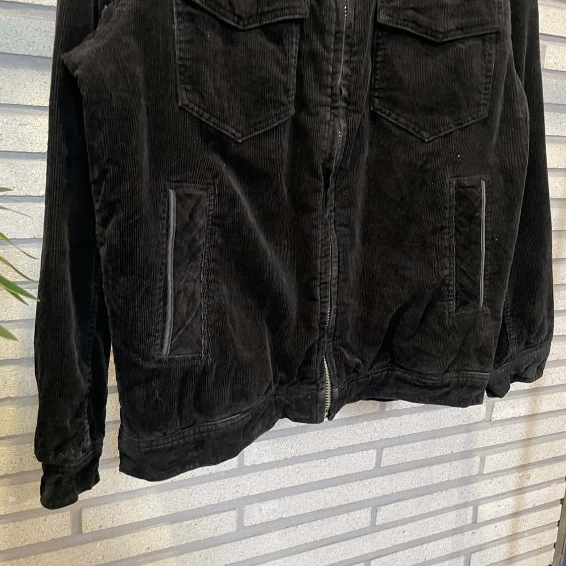 QUIKSILVER 퀵실버 코듀로이 자켓 쉐르파 안감 4포켓 디테일 블랙 상품이미지5