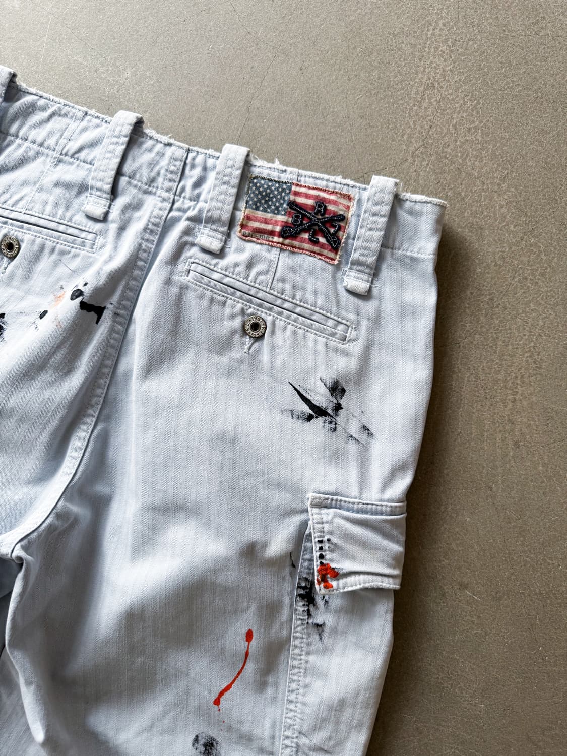 Polo Jeans Company Paint Cargo Shorts 상품이미지6