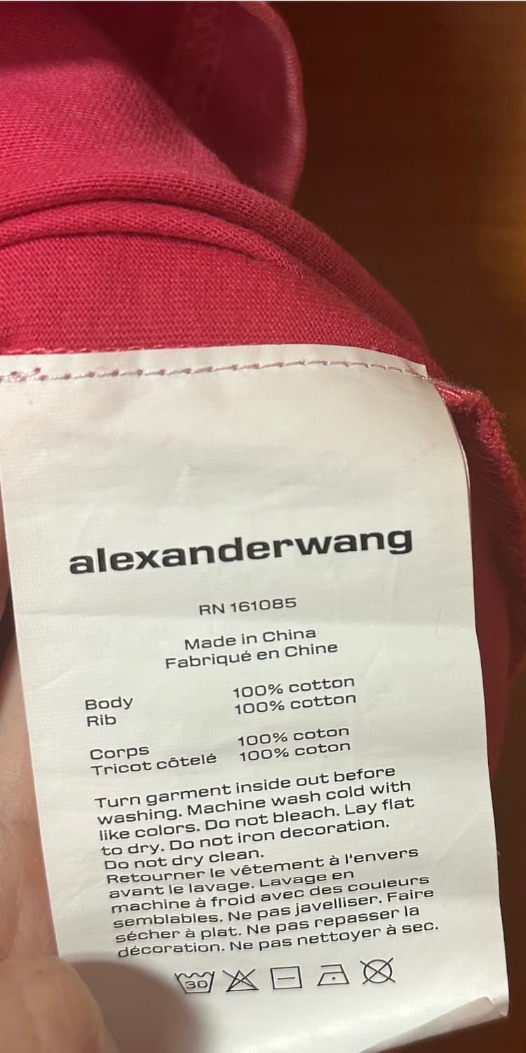 알렉산더왕 에센셜 슈렁큰티 XS 상품이미지4