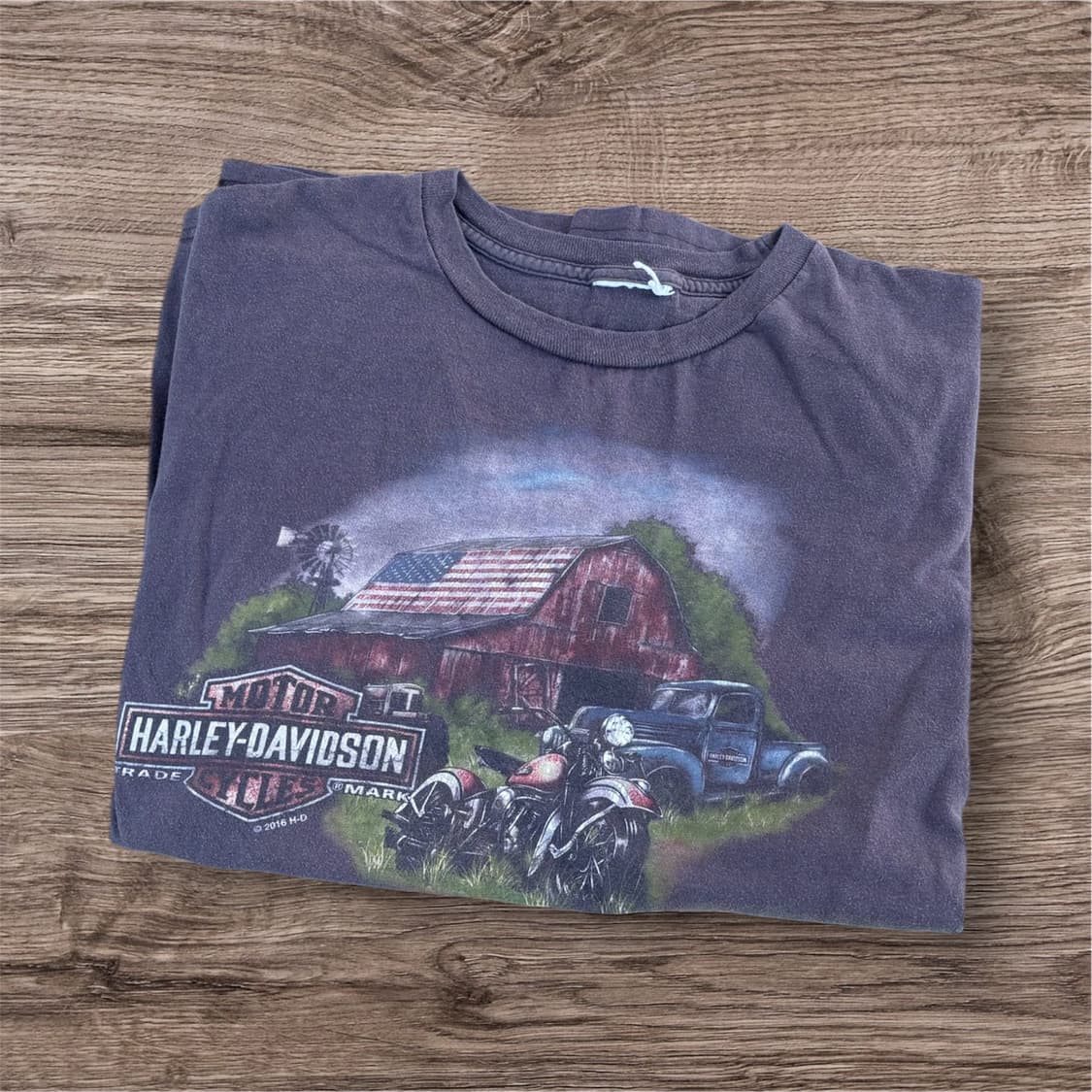 Harley Davidson Faded Print T-shirt 상품이미지2