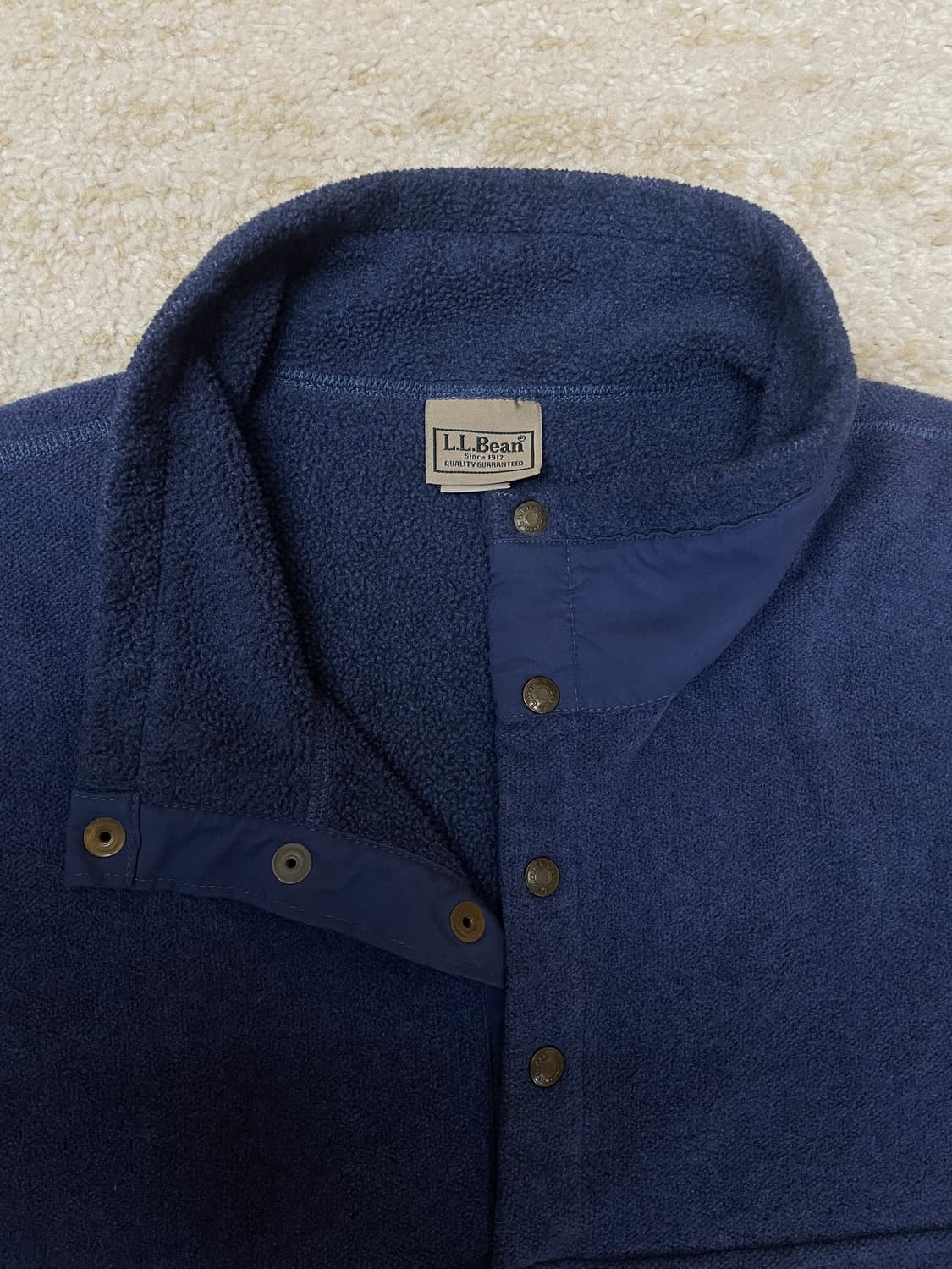 [XL] 90s L.L Bean USA 플리스 폴라텍 후리스 풀오버신칠라 상품이미지4