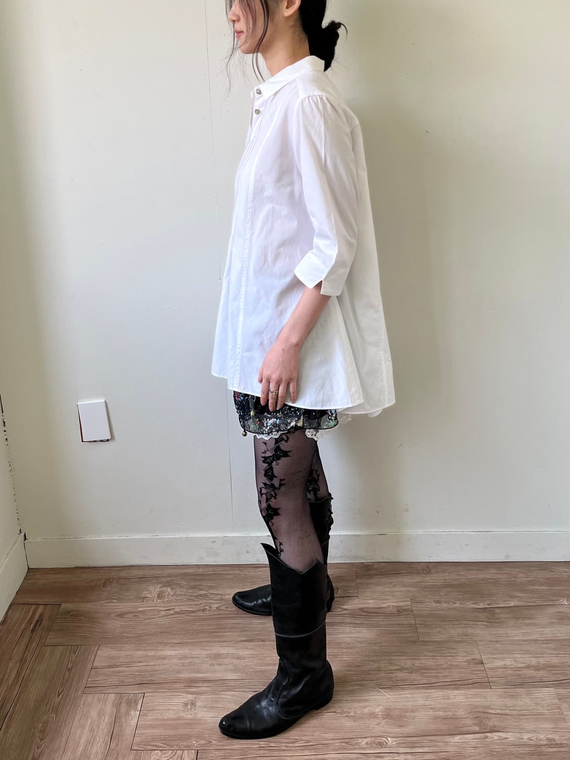 coulage 핀턱 셔츠 원피스 상품이미지9