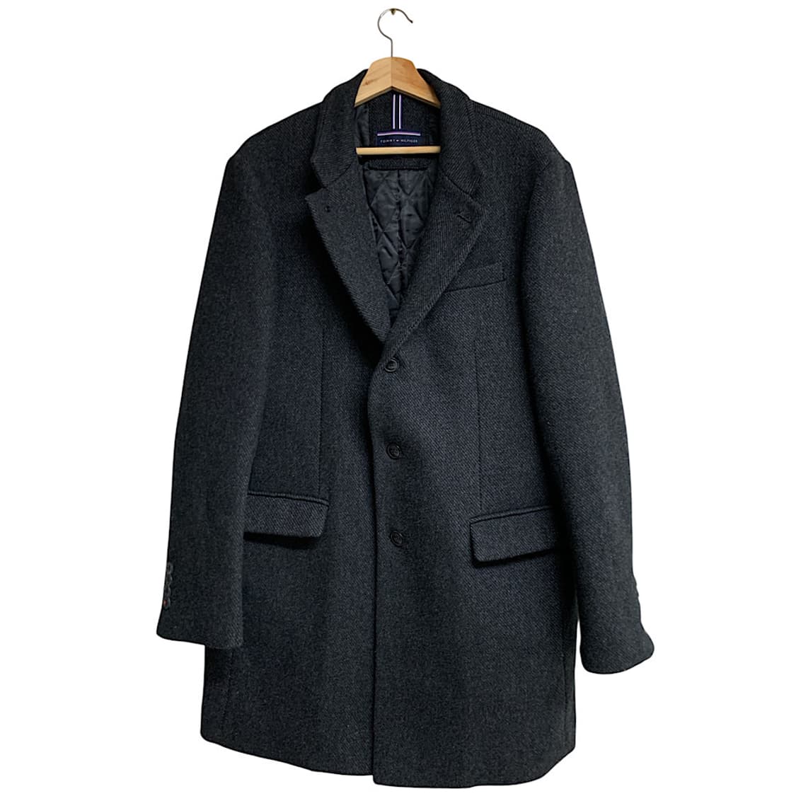 타미힐피거 퀼팅 모직 코트 XL 상품이미지1