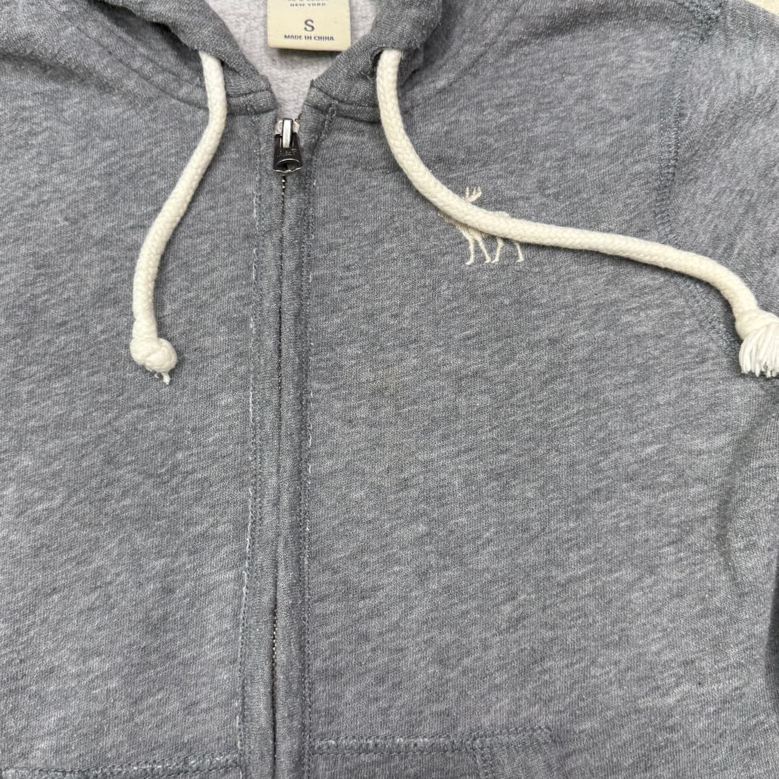 [S] 아베크롬비 그레이 후드집업 상품이미지6