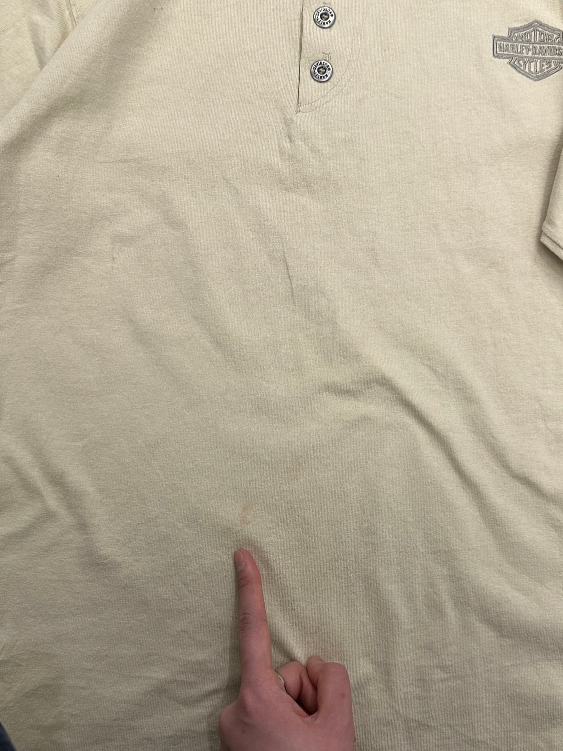 XS)할리데이비슨 빈티지 여성 헨리넥 롱슬리브 상품이미지5