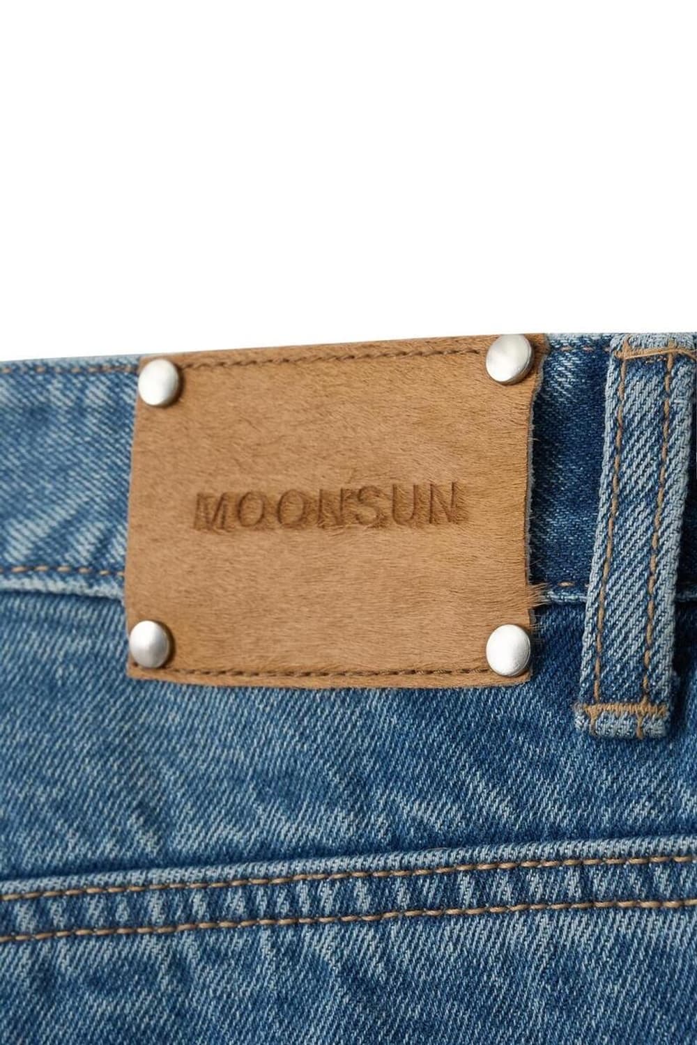 (L) 문선 아가일 홀 포켓 스트레이트 팬츠 인디고 미디움 워시 상품이미지4