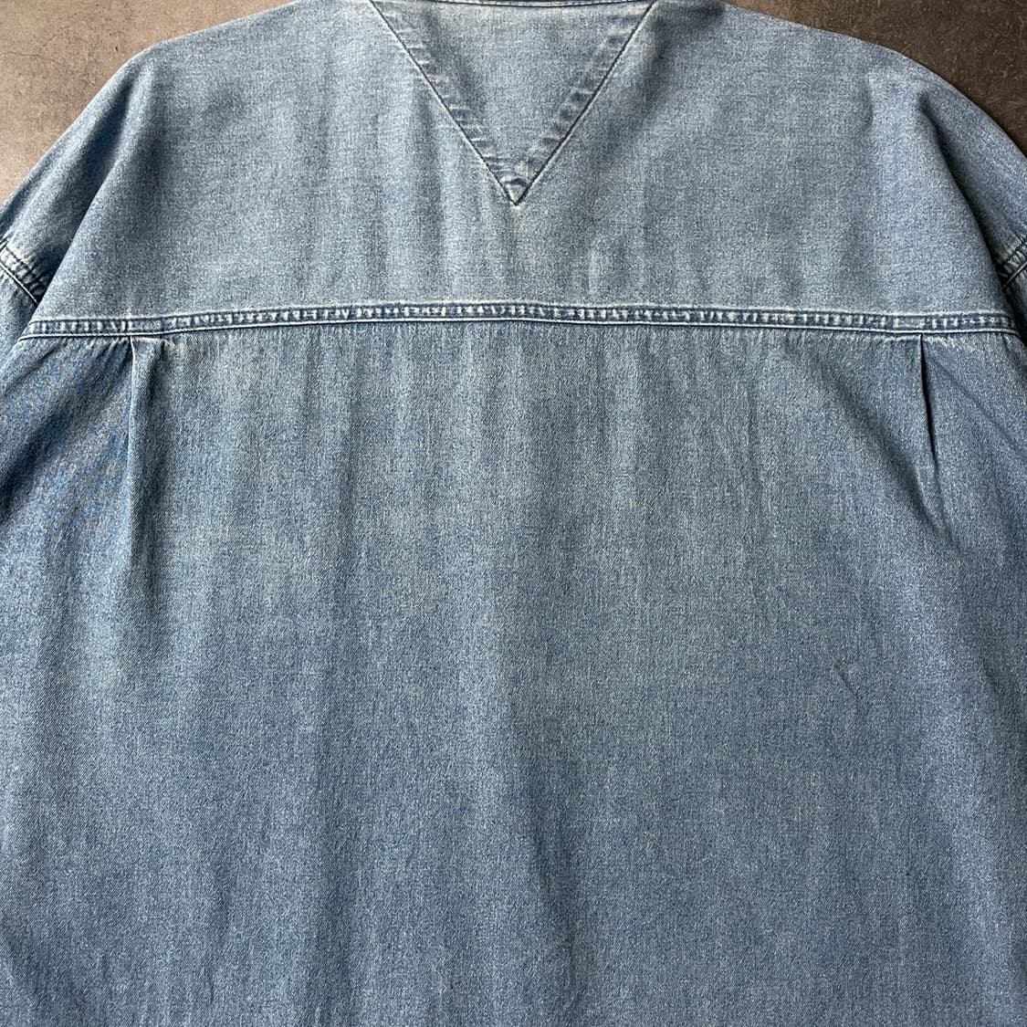 TRUE FAN 빈티지 다운버튼 코튼 데님 셔츠 A00610 상품이미지9