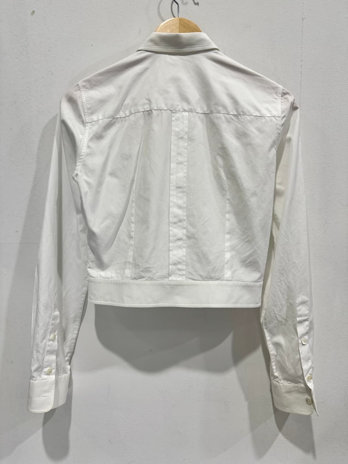 돌체앤가바나 프릴 블라우스 화이트 40 정품 상품이미지2