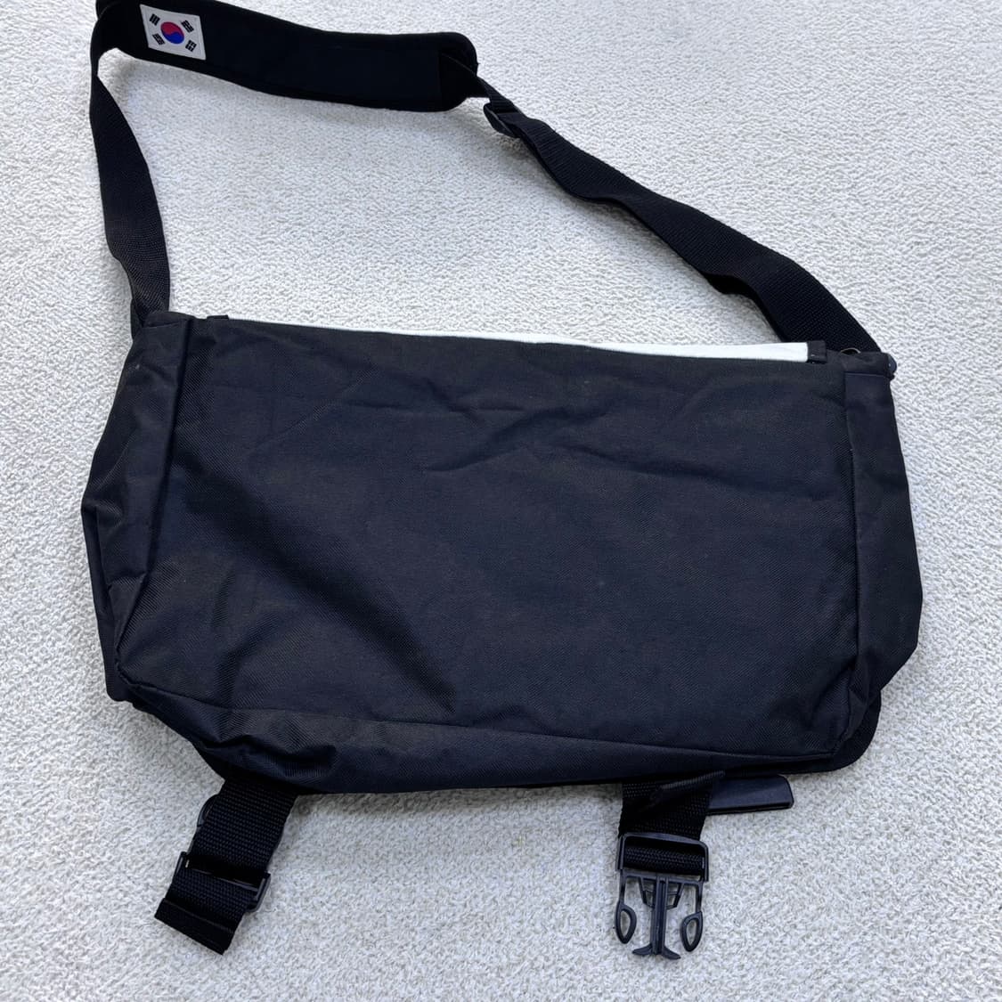 F 빈티지 블랙 메쉬 메신저백 0409E 상품이미지2