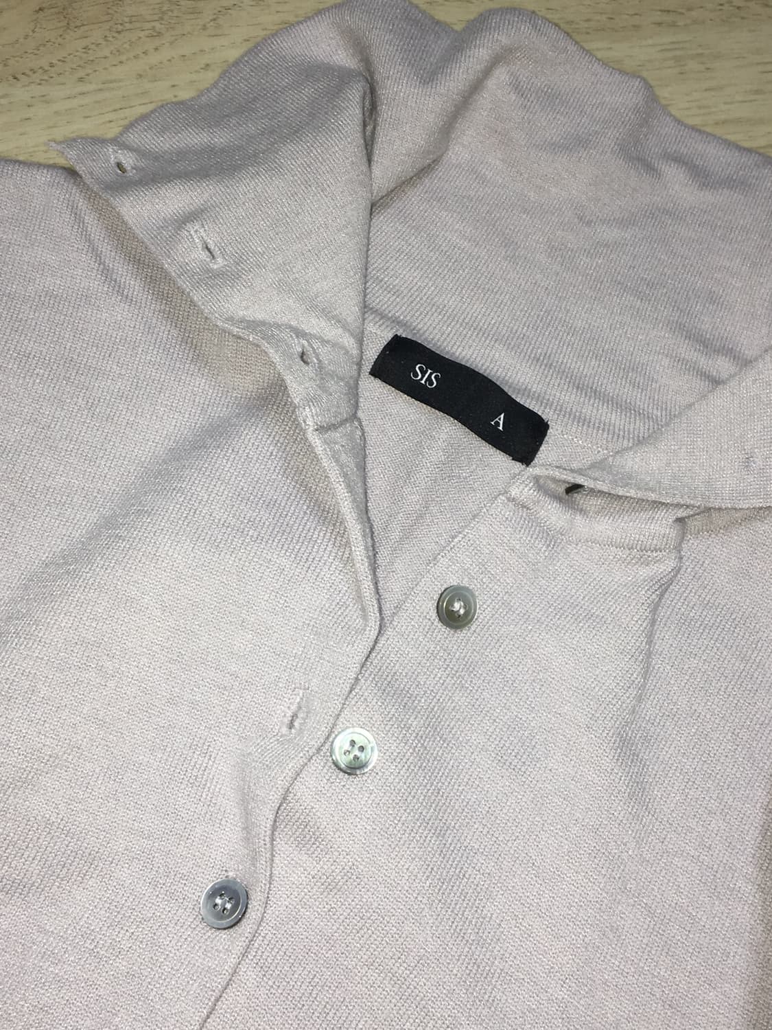 시스에이 하이넥 버튼 가디건 상품이미지4