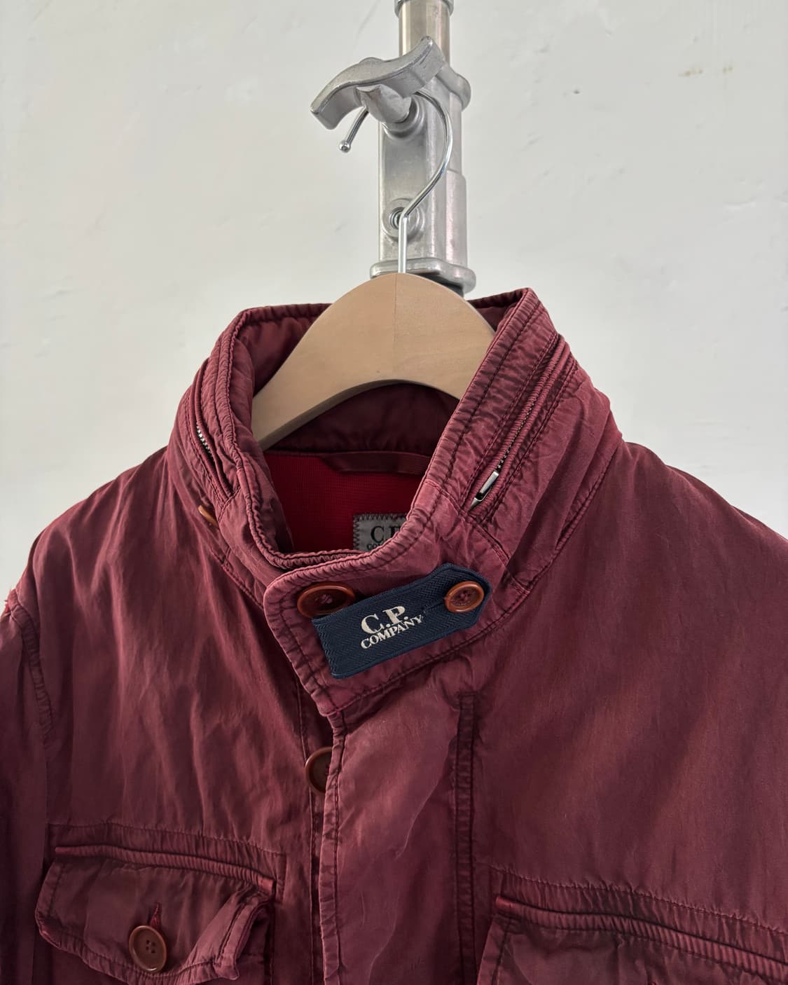 C.P. Company 씨피컴퍼니 버건디 컬러 멀티 포켓 후드 자켓 상품이미지8