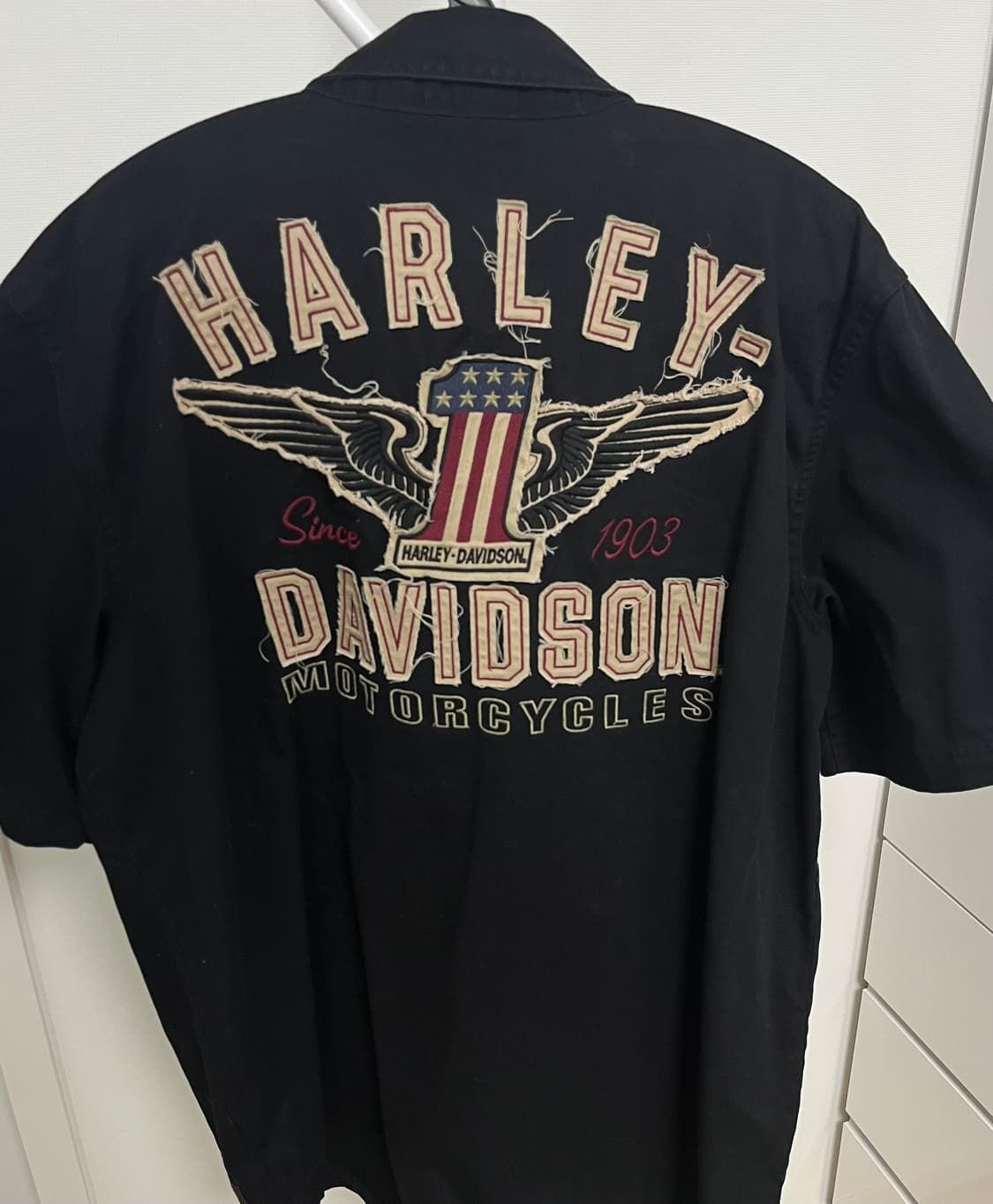 할리데이비슨 반팔 셔츠 L 상품이미지1