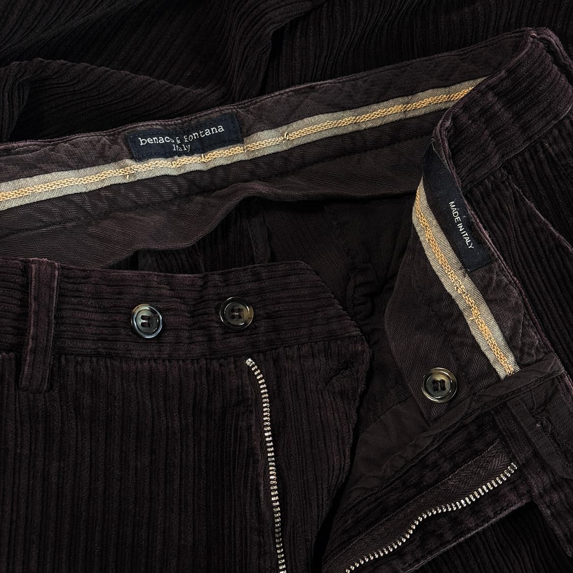 베나코앤폰타나 코듀로이 팬츠 상품이미지2