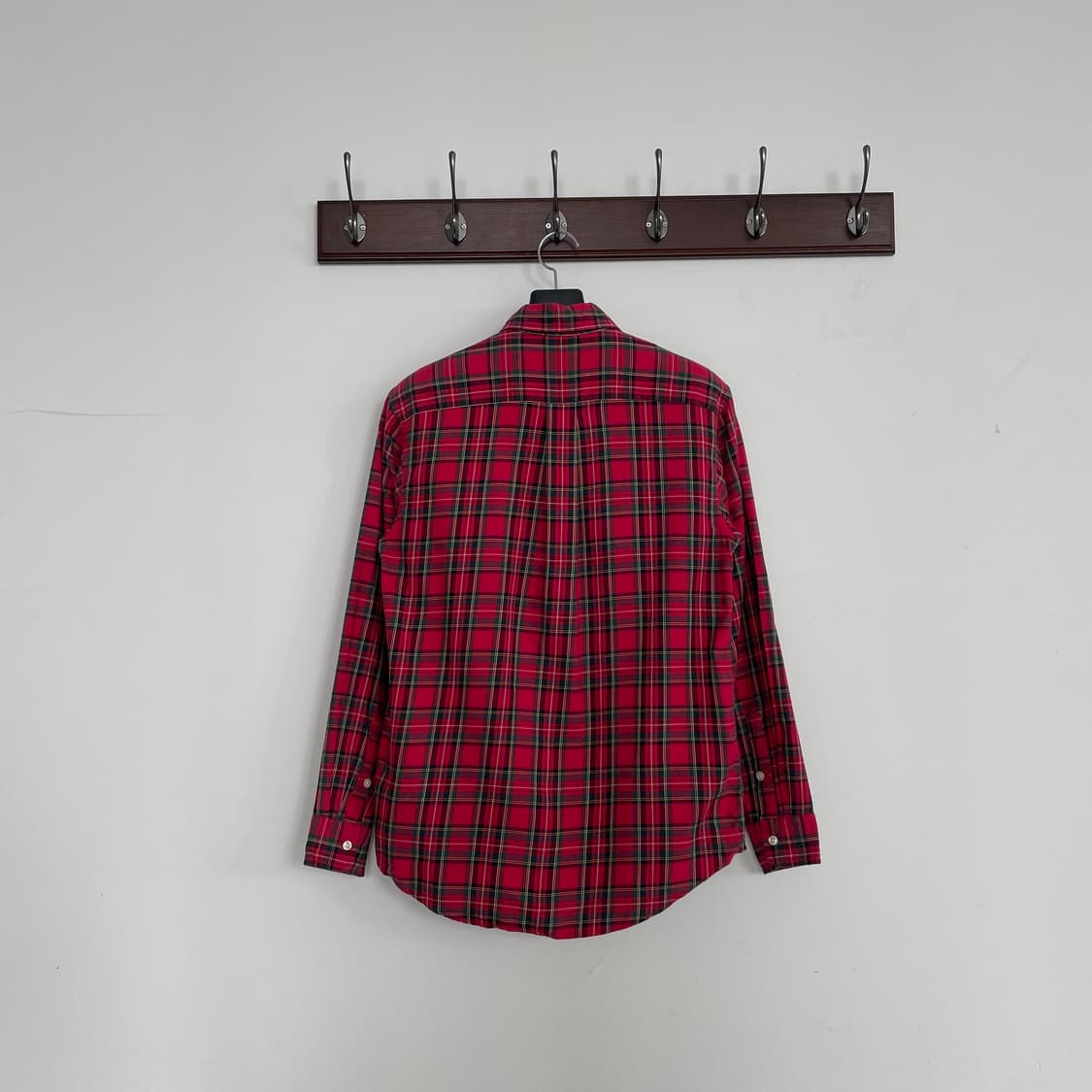 폴로 랄프로렌 레드 체크 셔츠 상품이미지3