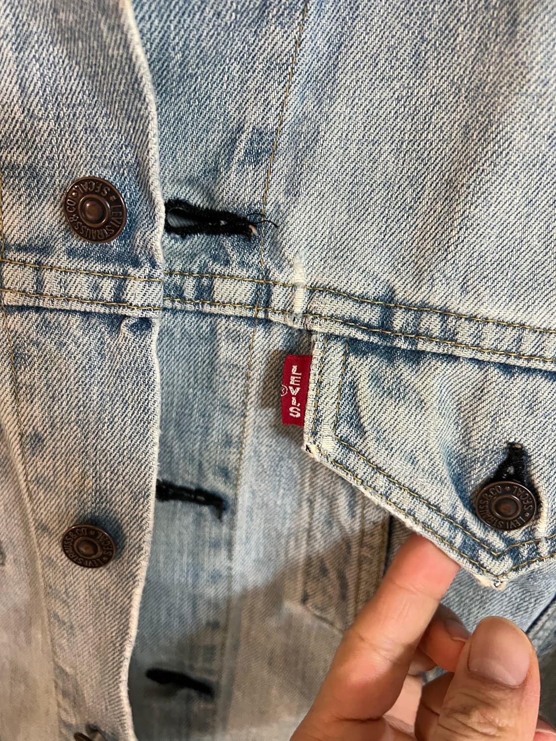 리바이스 lvc 90년대 3nd 트러커 자켓 38사이즈 m 상품이미지3