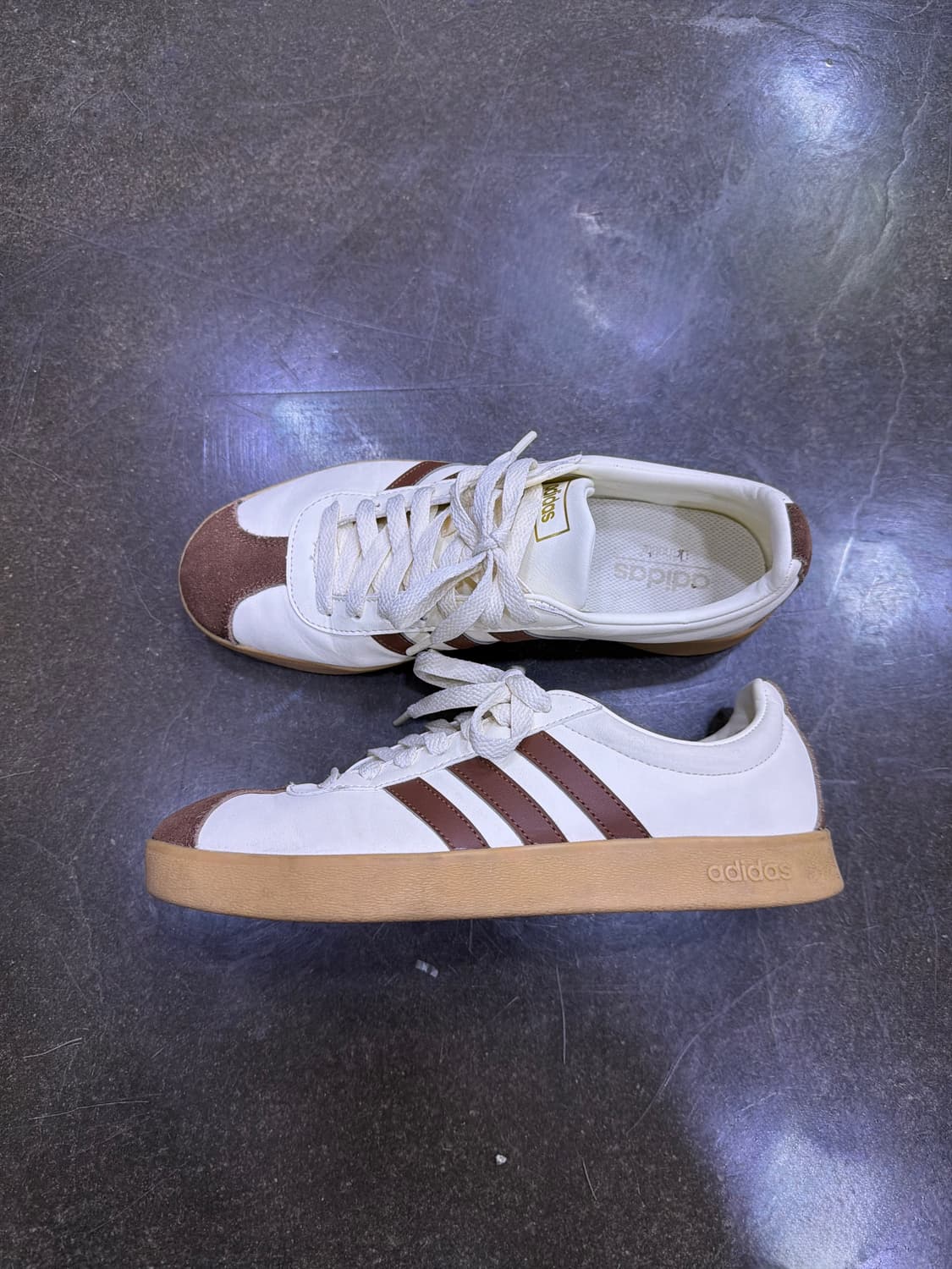 아디다스 네오 VL 코트 크림 브라운 스니커즈 245 상품이미지6