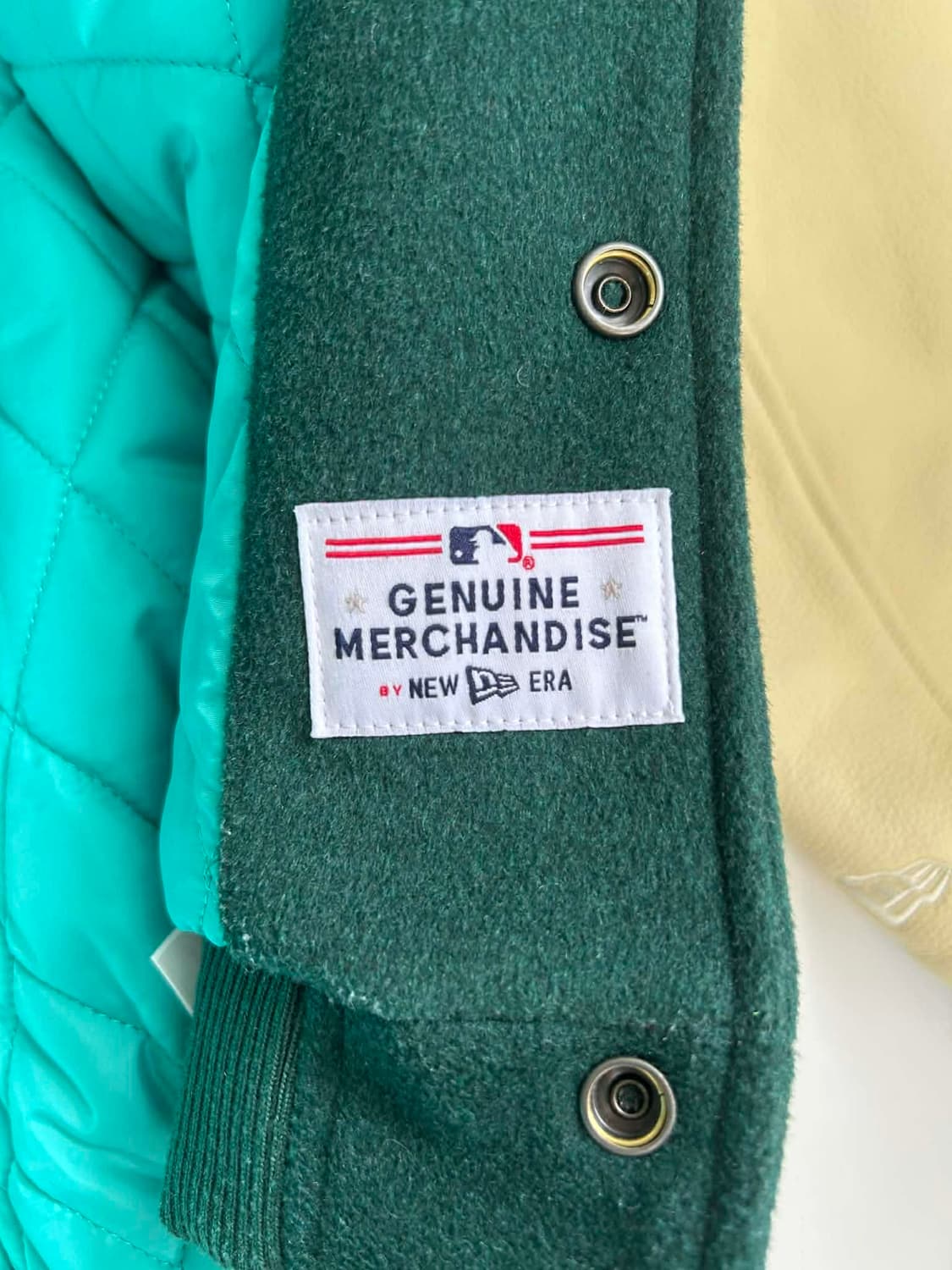 [XL] 디스이즈네버뎃 x 뉴에라 NY 가죽 바시티 자켓 상품이미지9