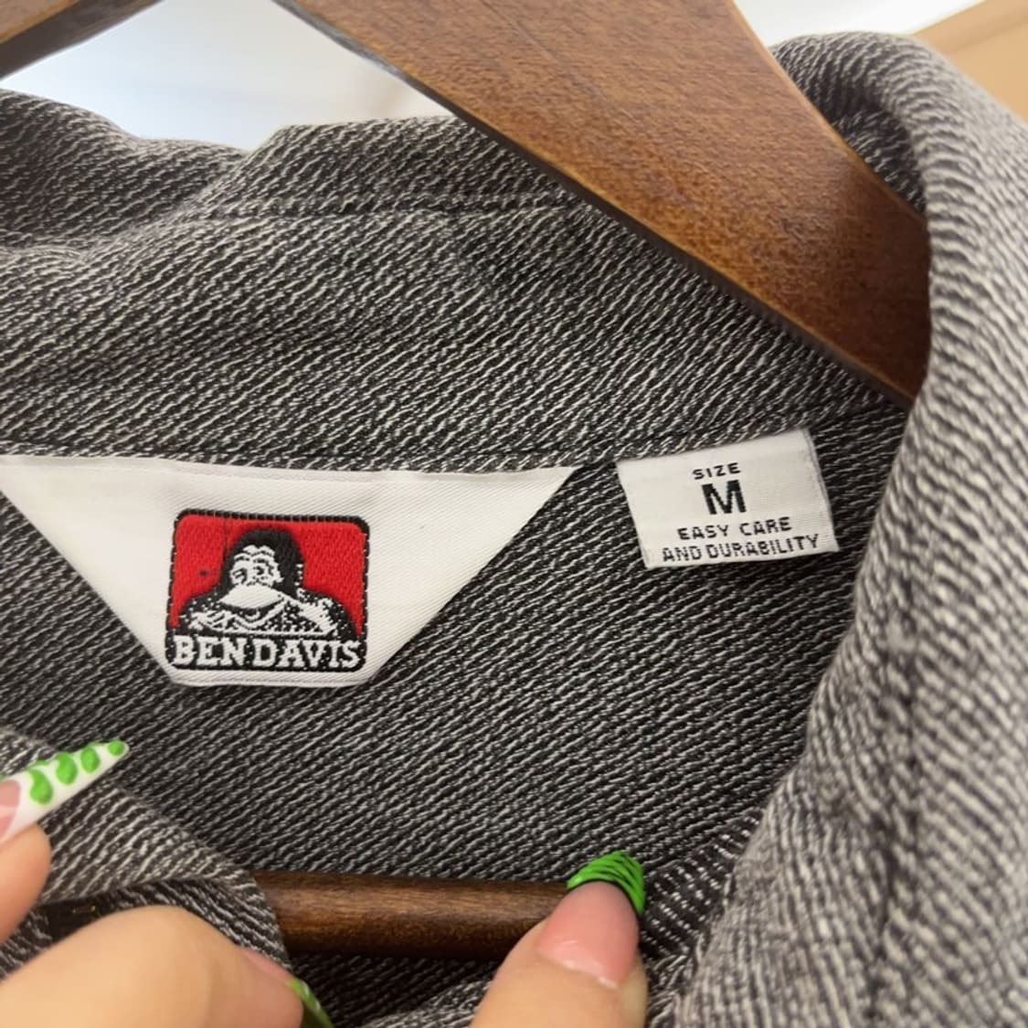 벤 데이비스 테크웨어 투포켓 아노락 반집업 워크셔츠 M C08984 상품이미지5