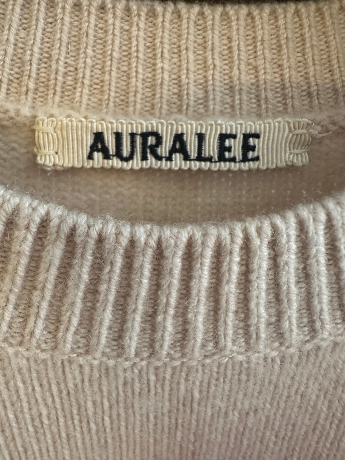 AURALEE 오라리 100% 베이비 캐시미어 니트 (1) 상품이미지4