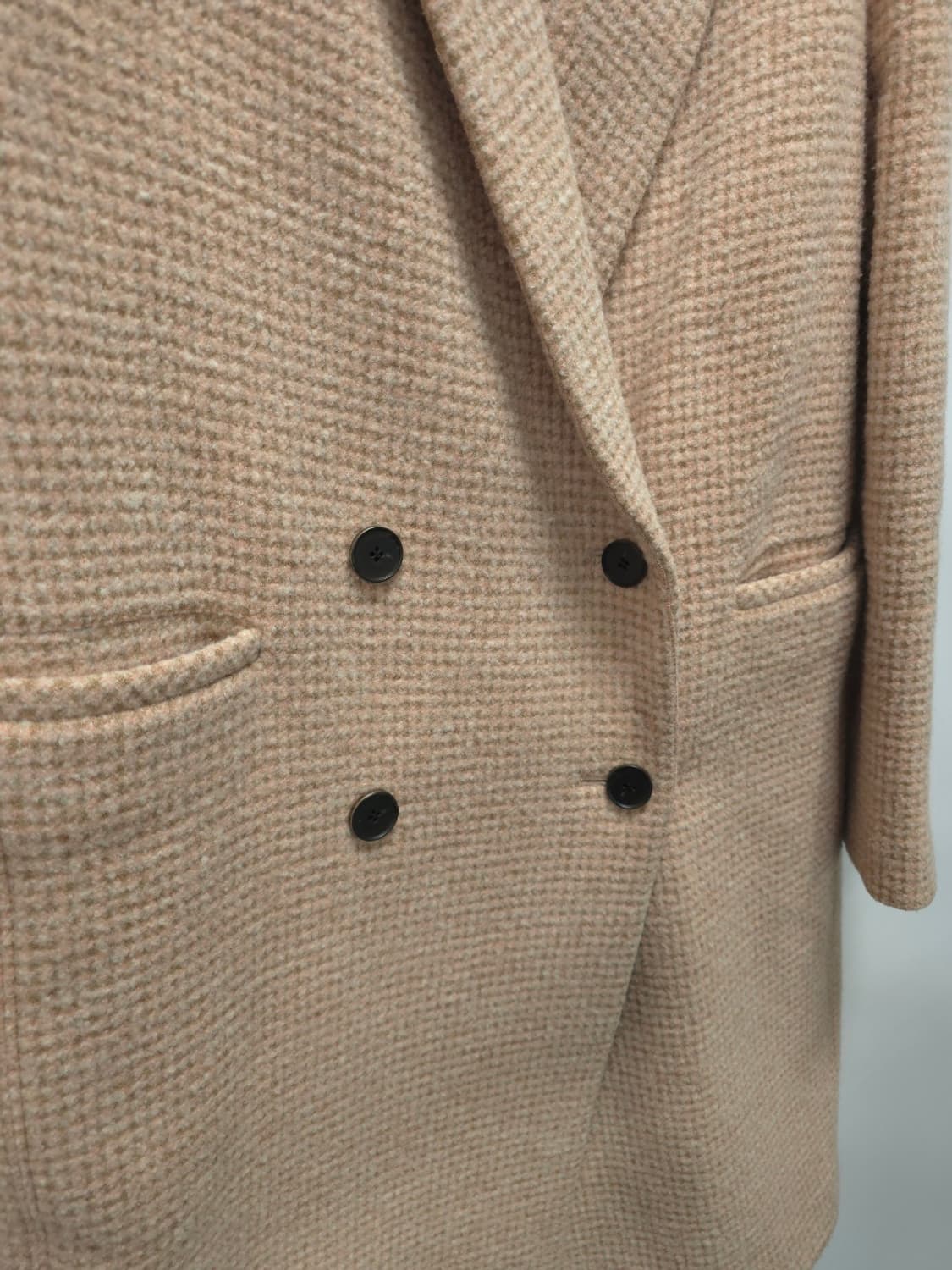 듀엘(DEWL) 트위드 모직 더블코트 ( 여성 55~55반 ) 상품이미지3