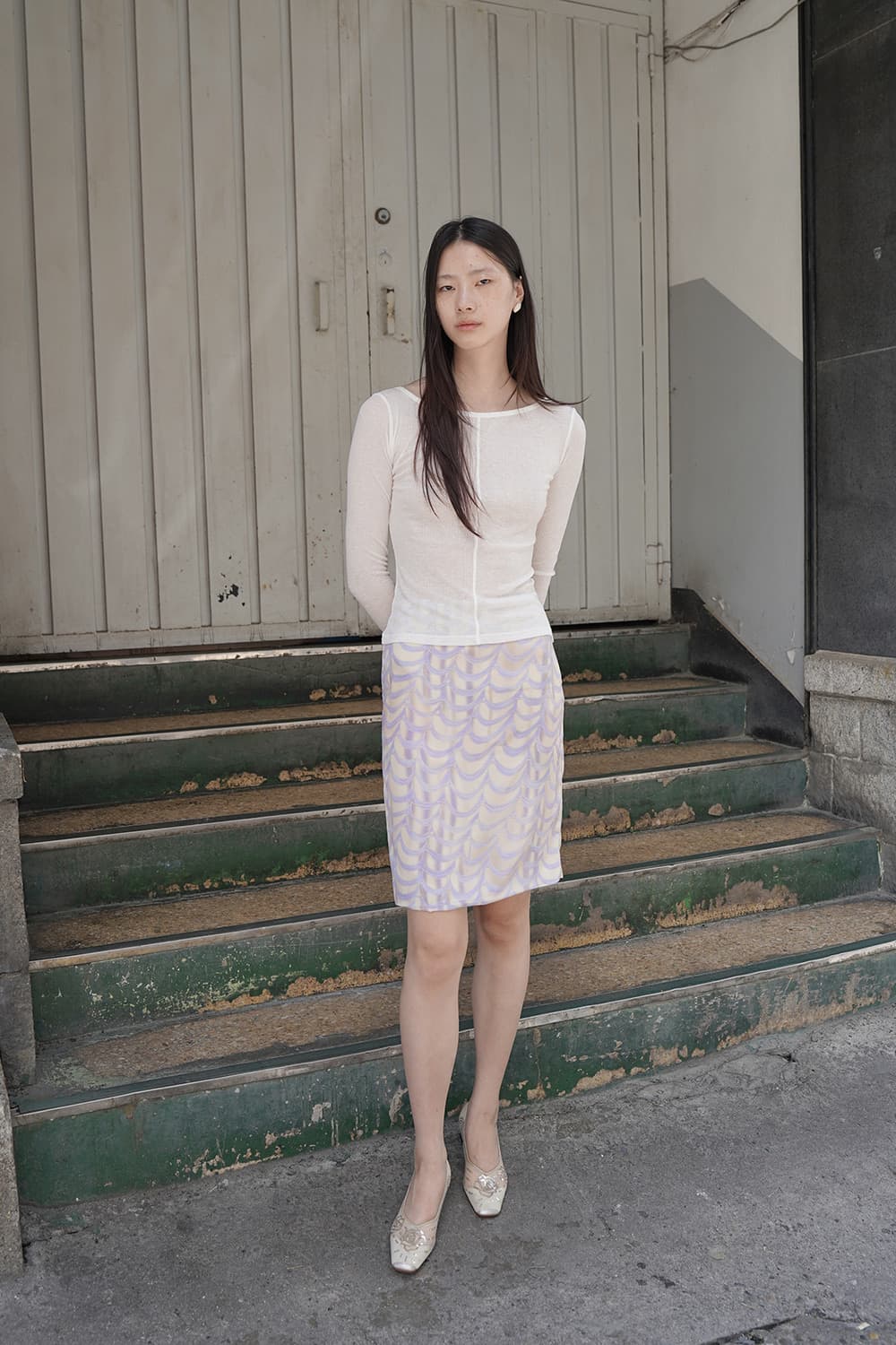 Pumila Skirt_Lavender 누아누 상품이미지3