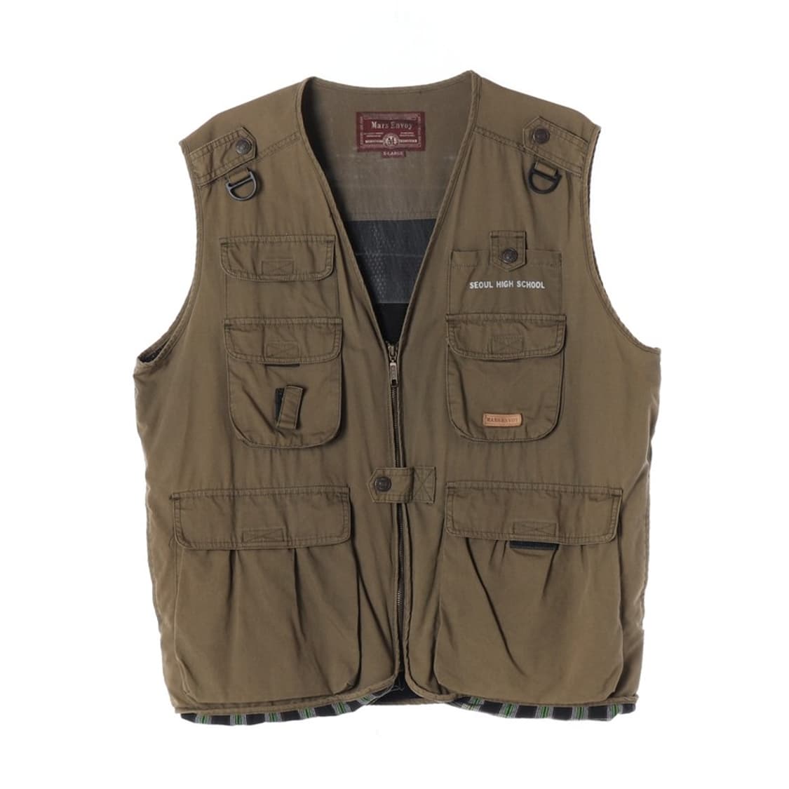 Mars Envoy 빈티지 아웃도어 멀티 포켓 베스트 XL 상품이미지1