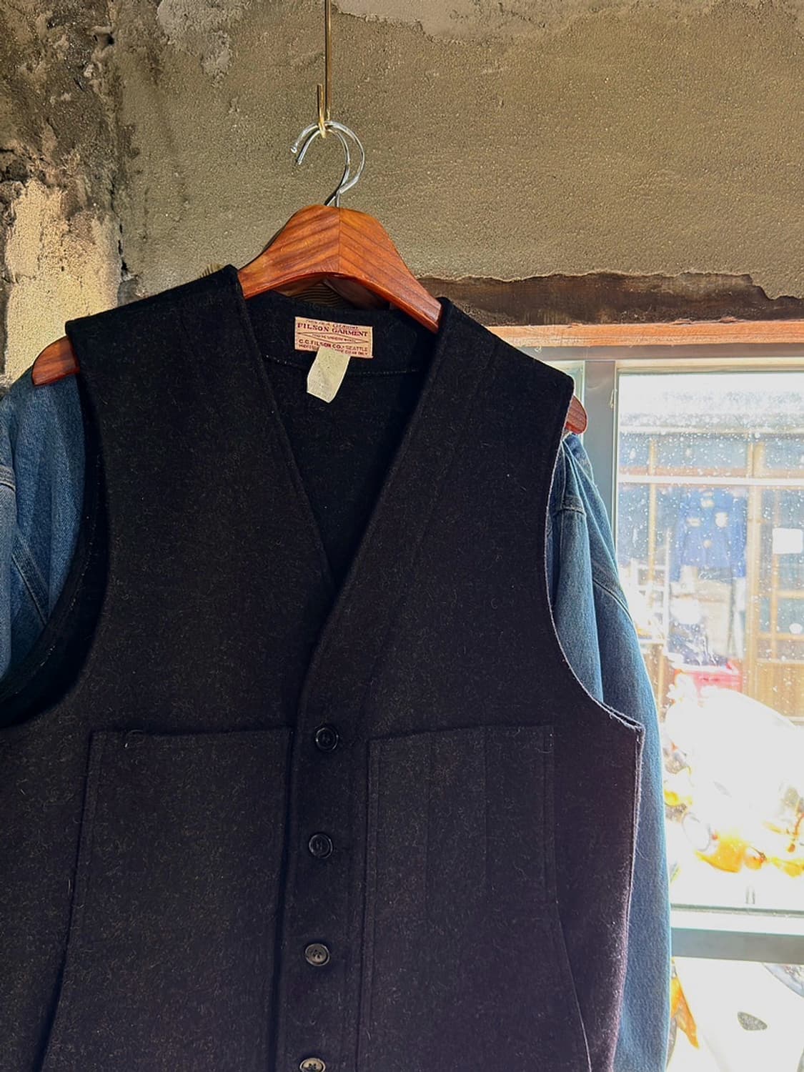 FILSON 필슨 90s 생산 매키노 울 베스트 아메리칸 캐주얼 아웃도어 상품이미지1