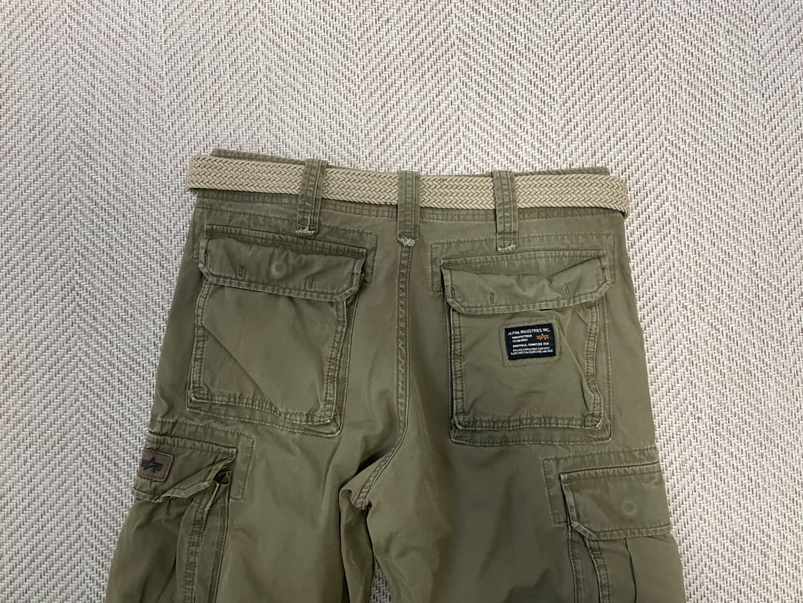 빈티지 웨빙 브라운 벨트  J03706 상품이미지3