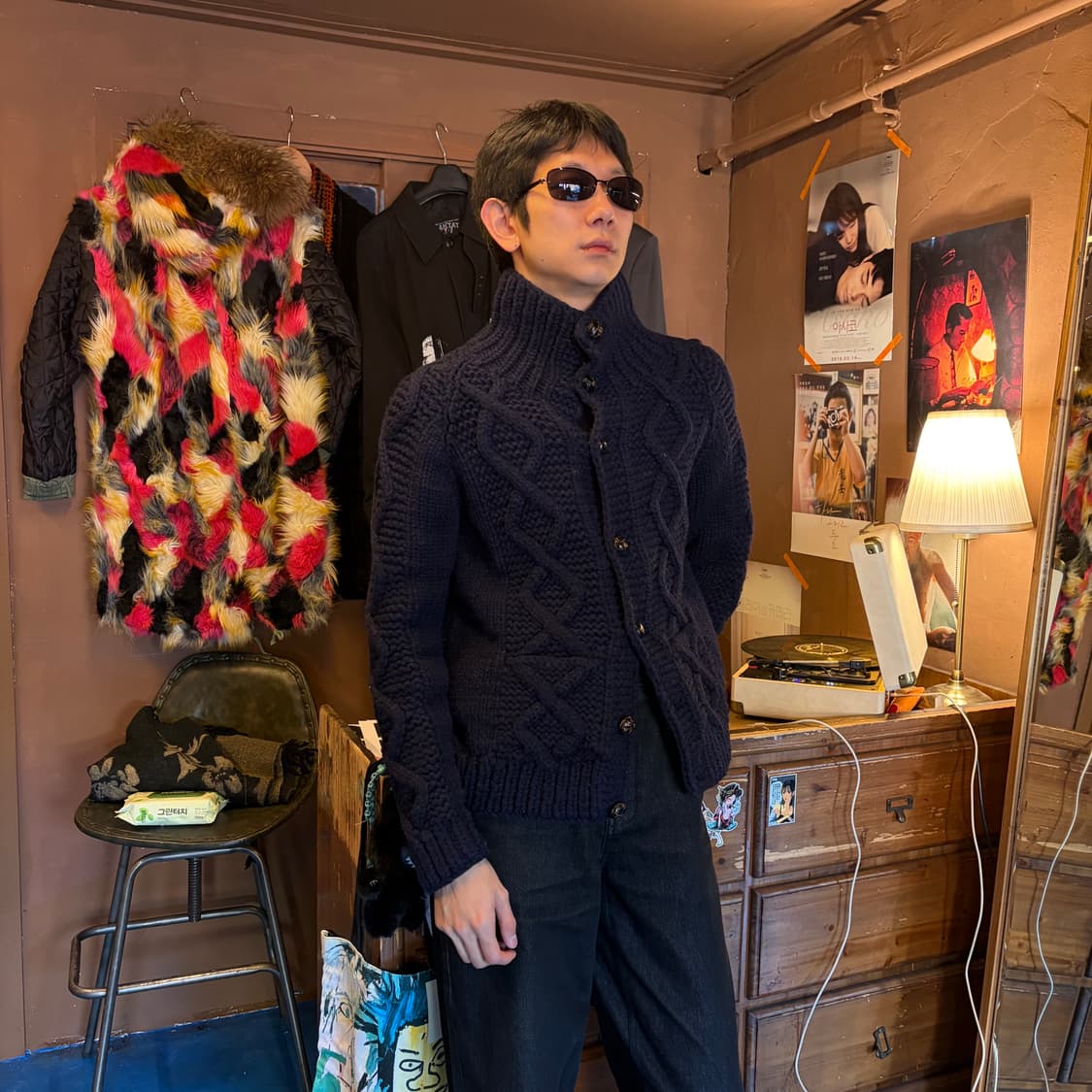 CANADIAN SWEATER HEAVY WOOL CARDIGAN 상품이미지2