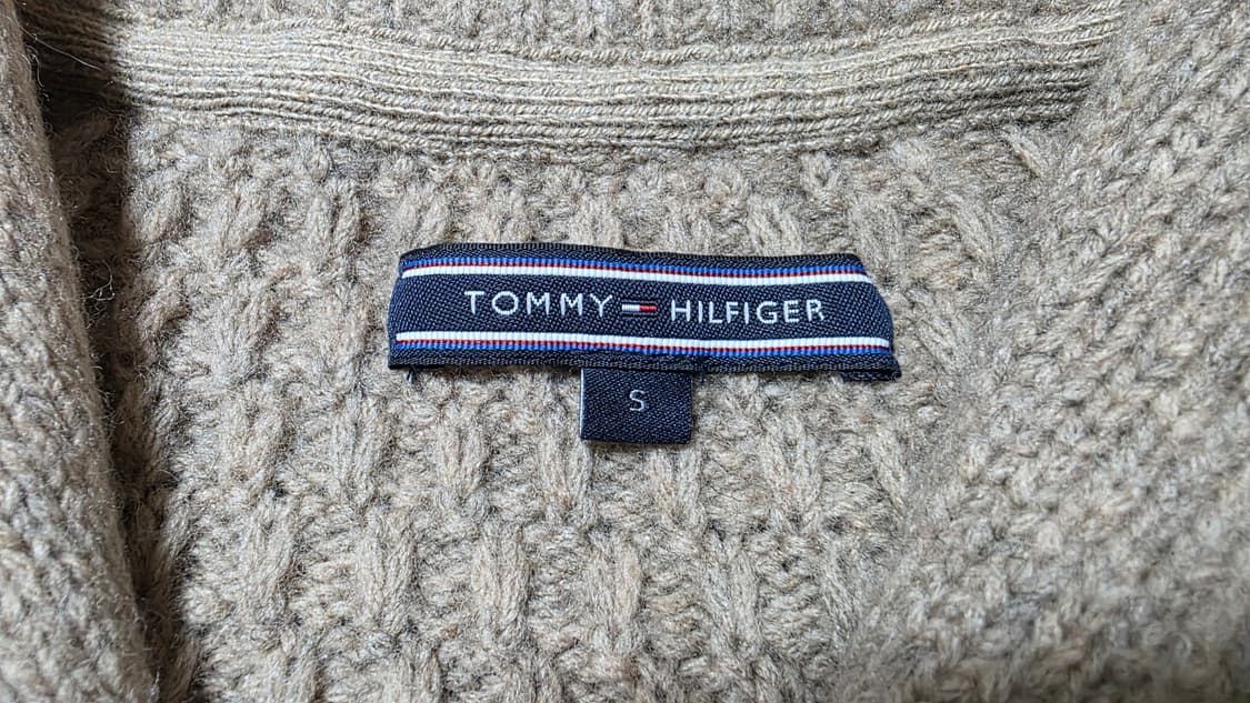 [정품] 타미힐피거 숄칼라 헤비 울니트 가디건 상품이미지4