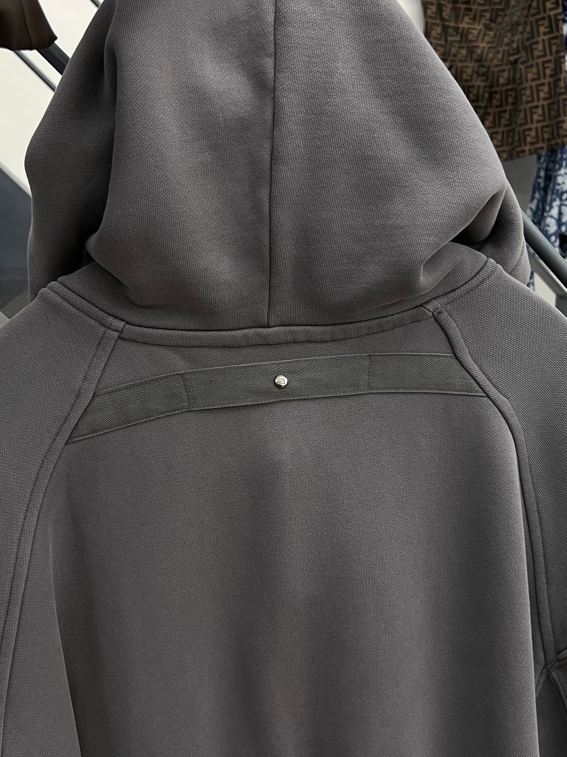 시스템옴므 자수/프린팅 오버핏 후드 티셔츠 상품이미지4