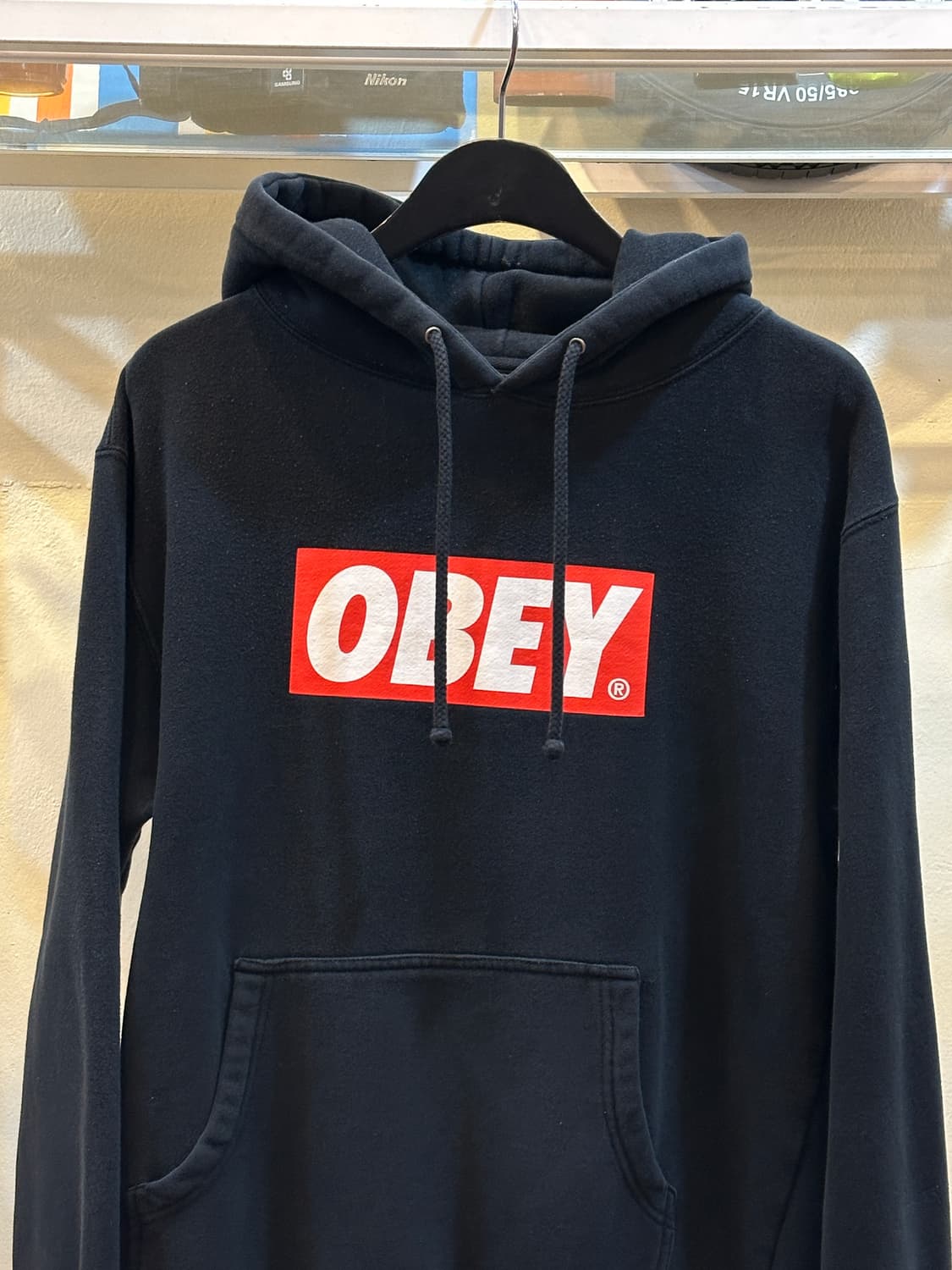 오베이 박스로고 후드S 상품이미지2