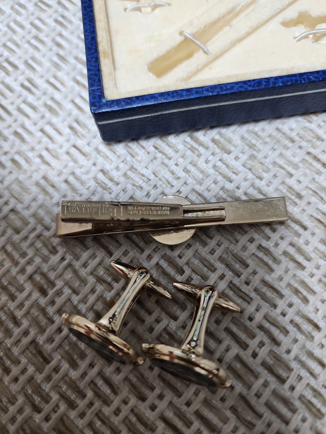 버버리 Burberry 빈티지  커프스 넥타이핀 세트  상품이미지3