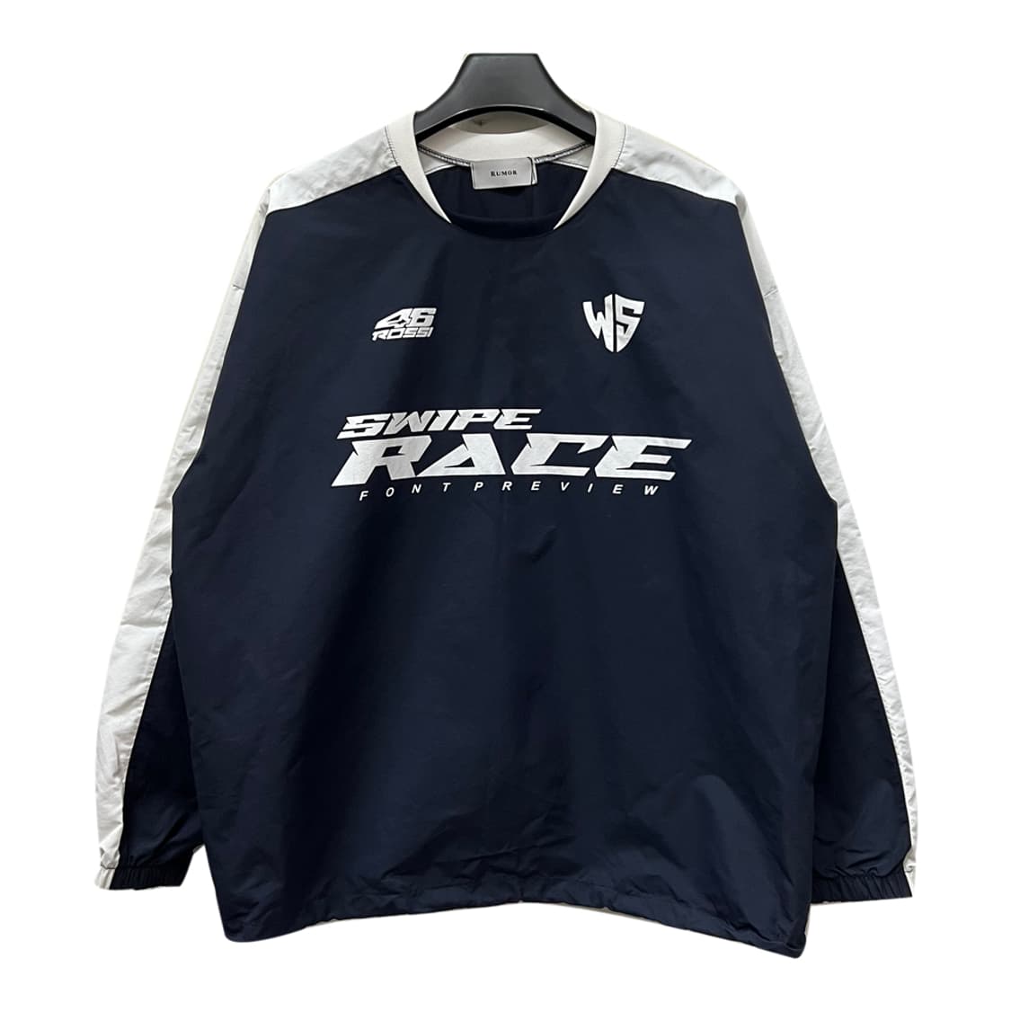 VTG 스와이프 레이스 우븐 웜업 맨투맨 FREE 상품이미지1