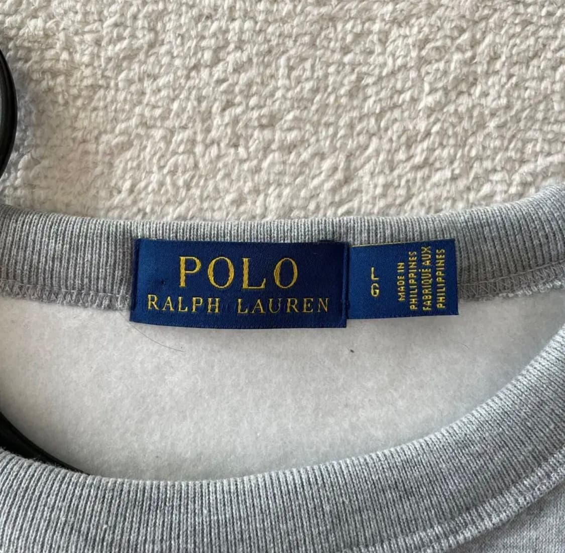 폴로 기모 맨투맨 로고 스펠 L사이즈 (A급) 상품이미지4
