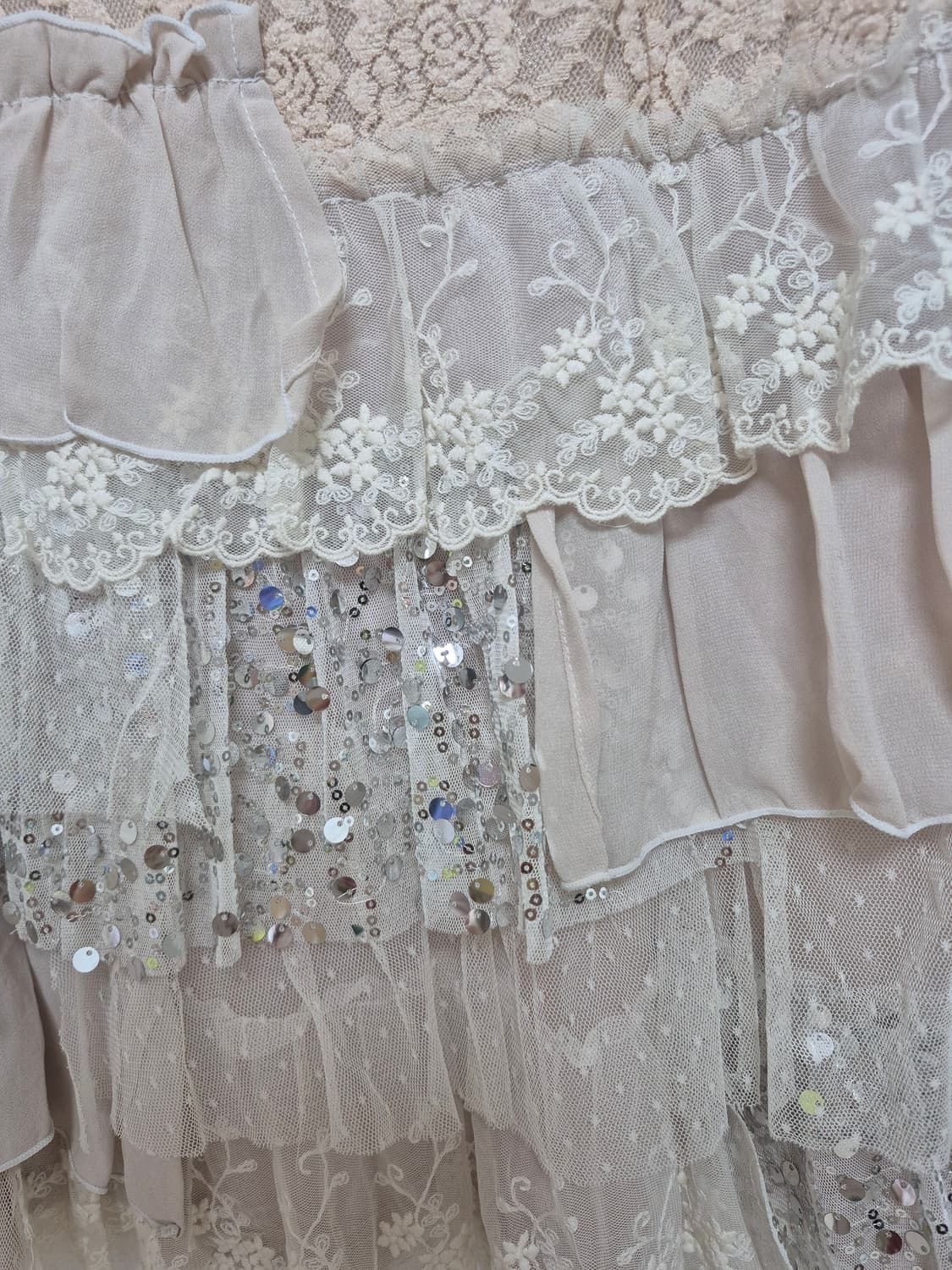 모리걸 연베이지 원피스 상품이미지4