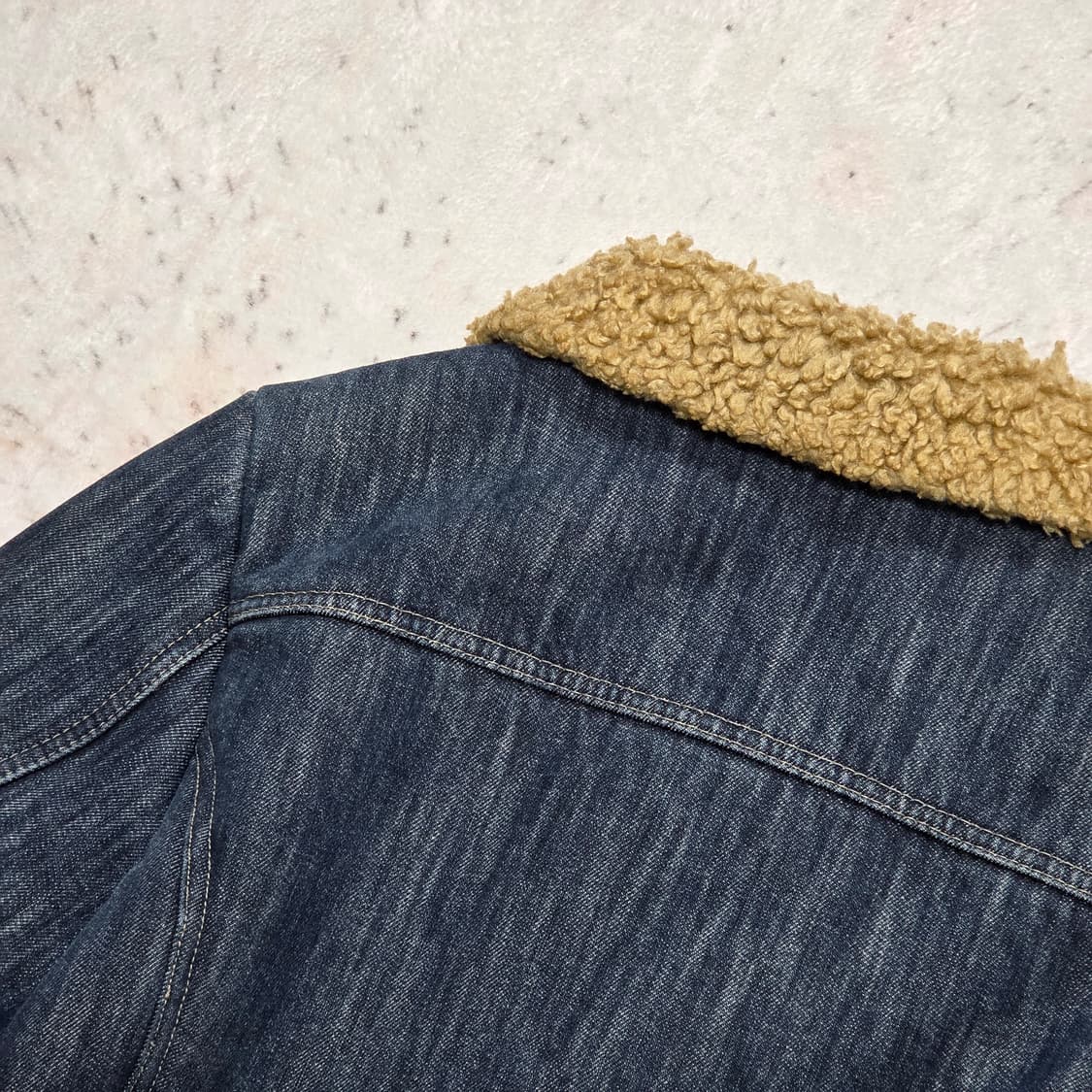 빈티지 뽀글이 데님 자켓 상품이미지5