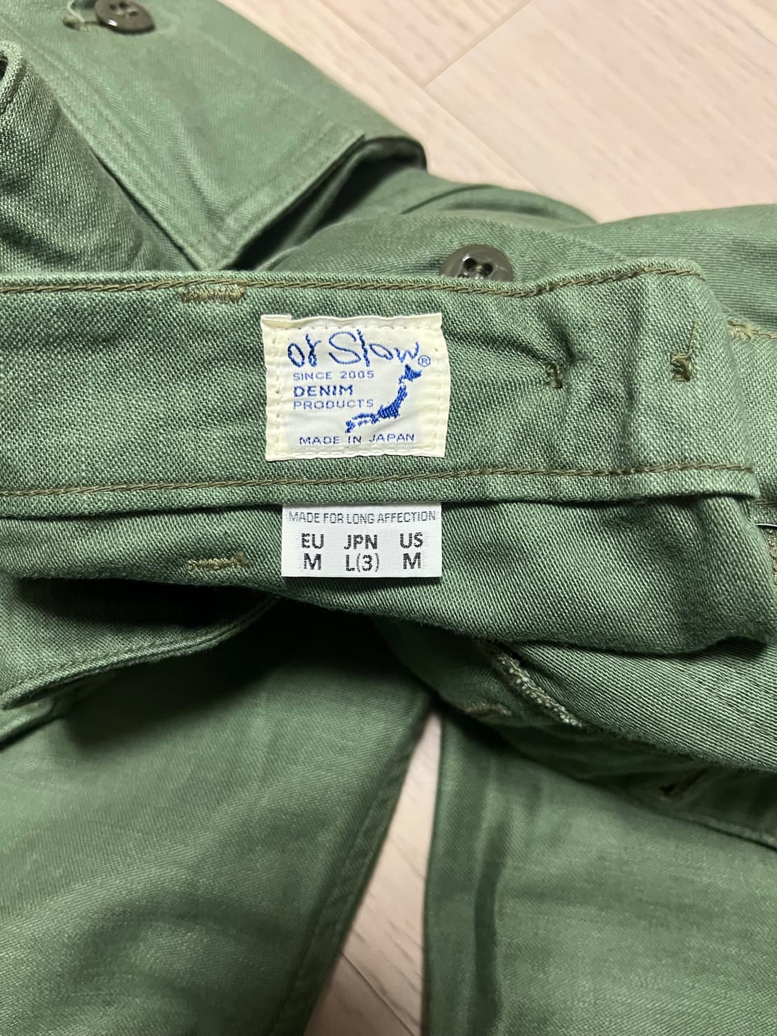 오어슬로우 퍼티그 팬츠 상품이미지5