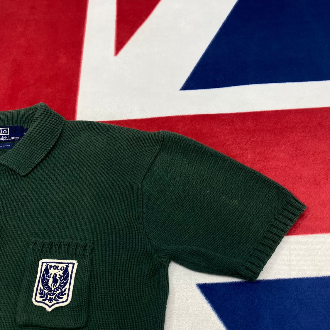 폴로 반팔 카라니트 L  상품이미지5