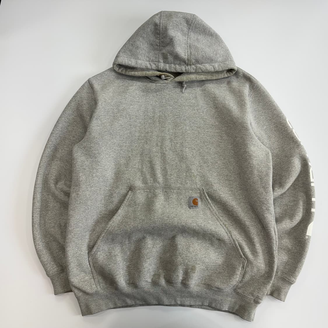 Carhartt 칼하트 사이드로고 그레이 후드티 상품이미지3