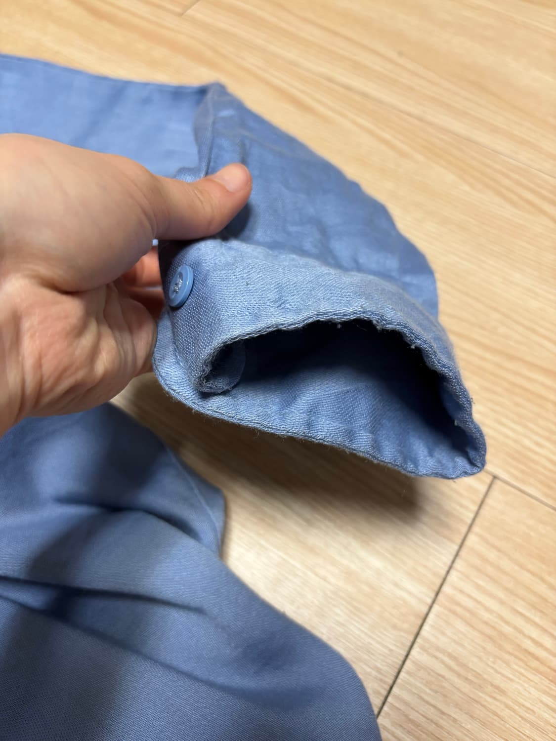 칼하트 코튼 셔츠 블루 상품이미지4