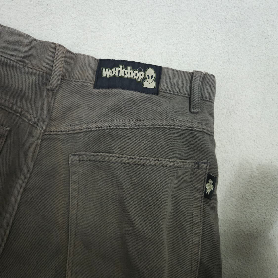 90s 에일리언 워크샵 캔버스 팬츠 34 Made in Usa 상품이미지7