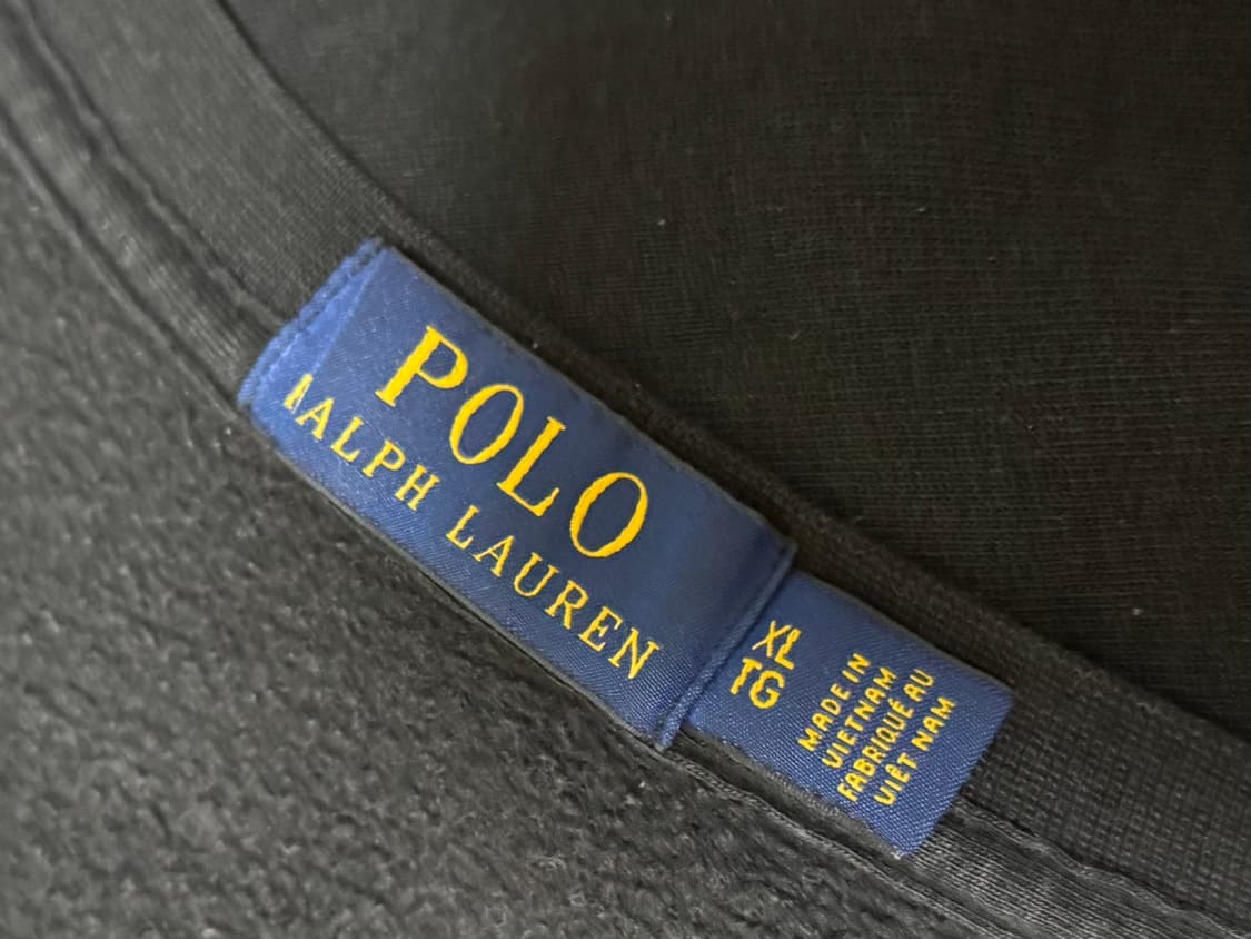 폴로 맨투맨 블랙 xl 상품이미지4